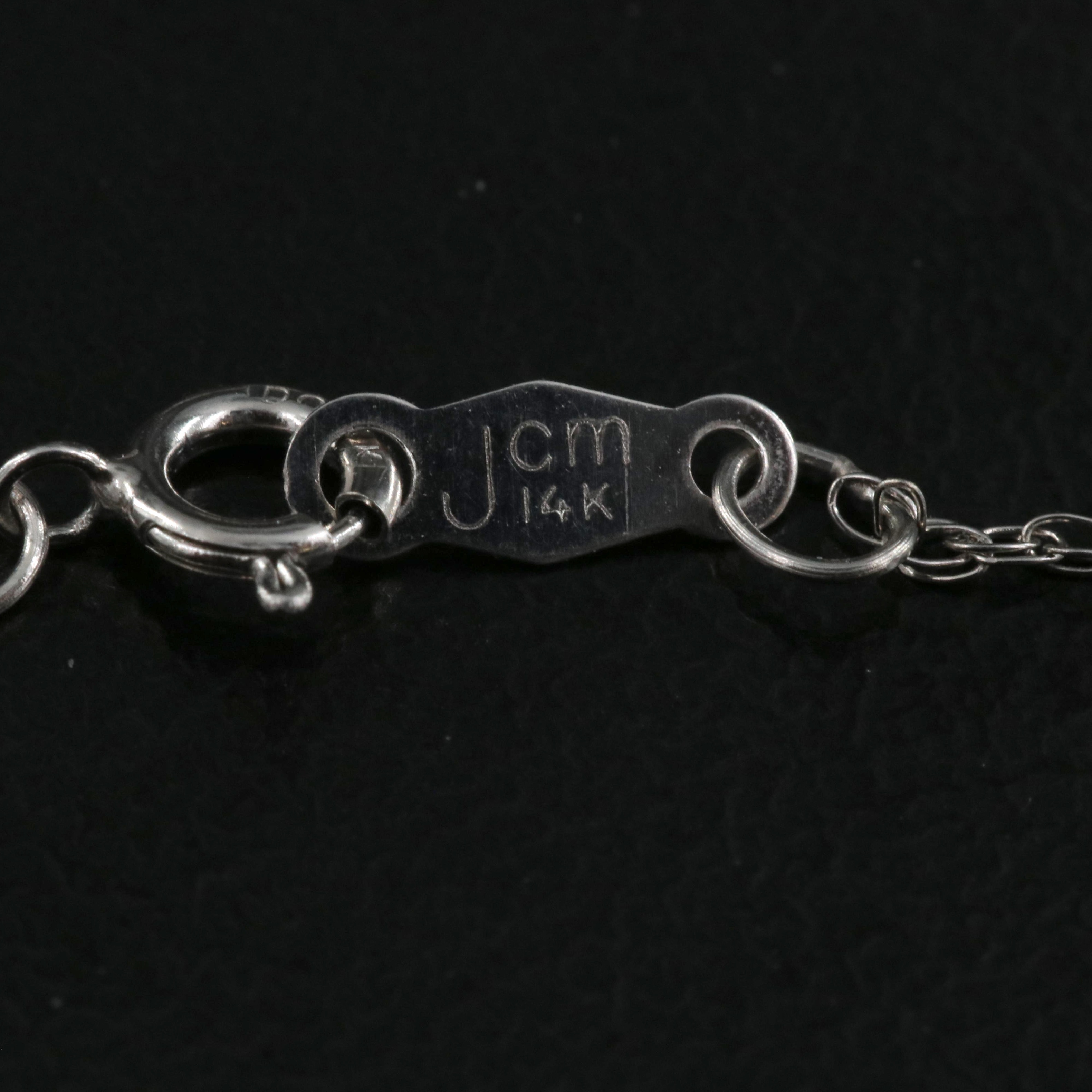 14K Sphere Pendant Necklace