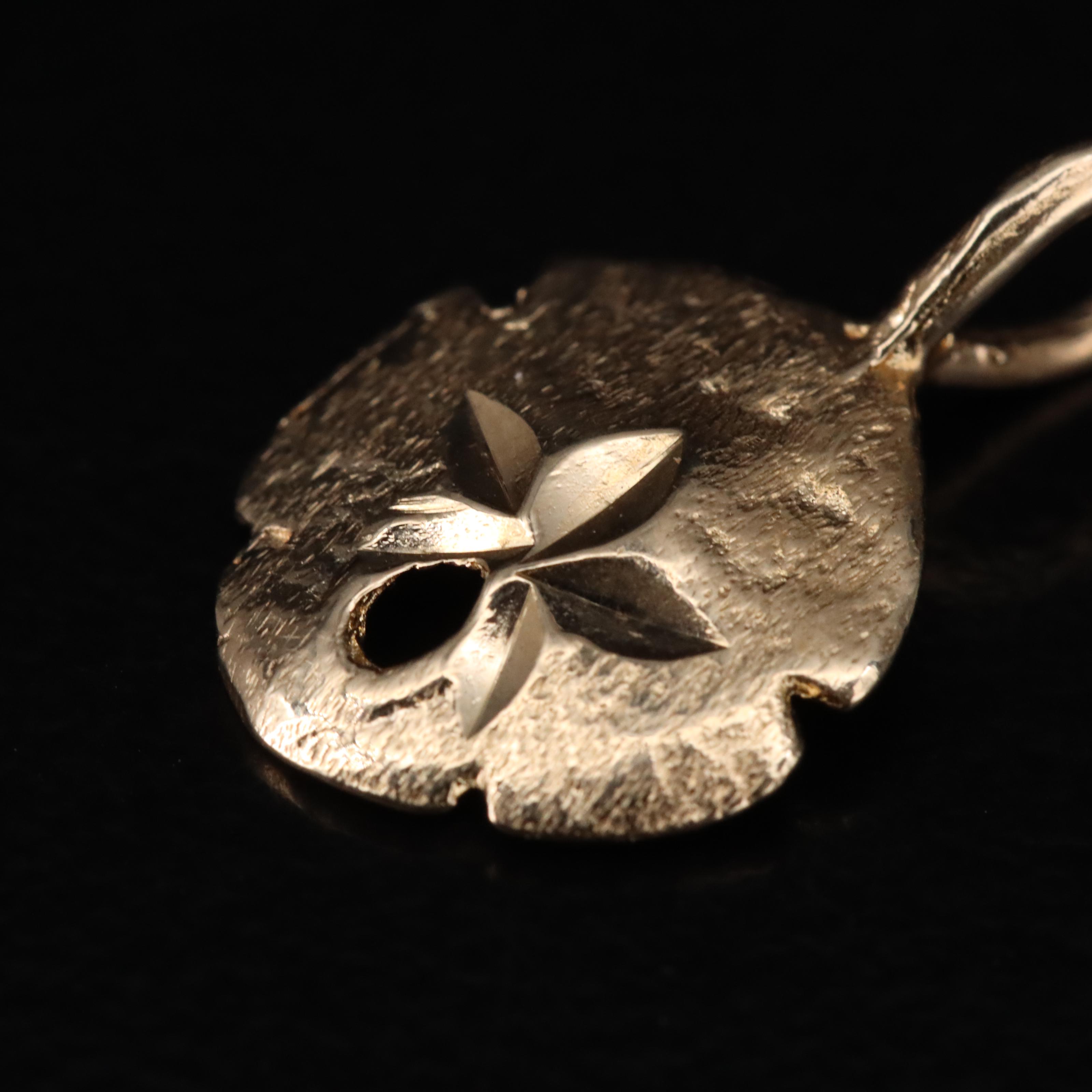 14K Flower Pendant