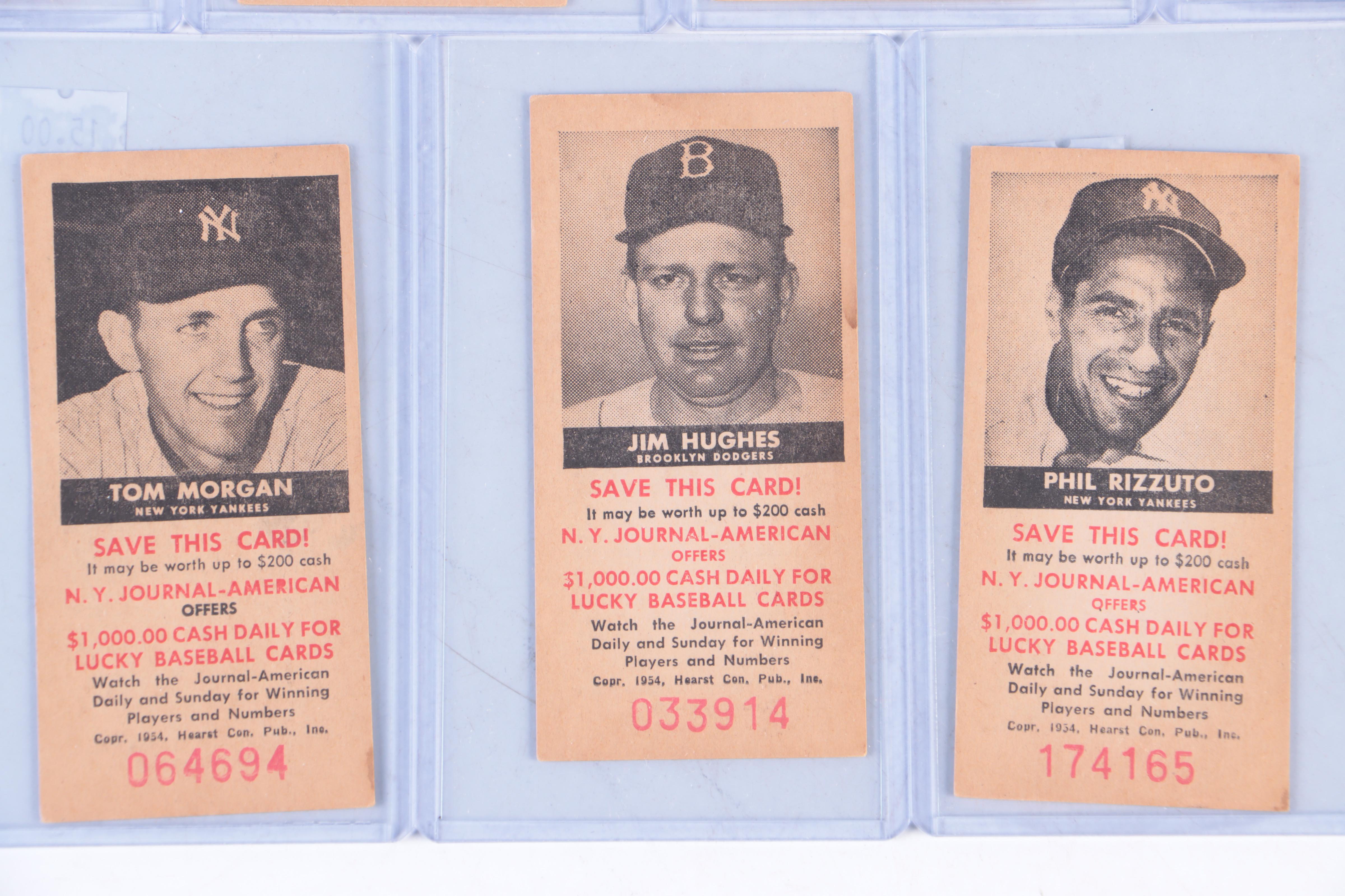 1954 NY Journal American Baseball Cards Featuring Yogi Berra, Duke Snider, More
