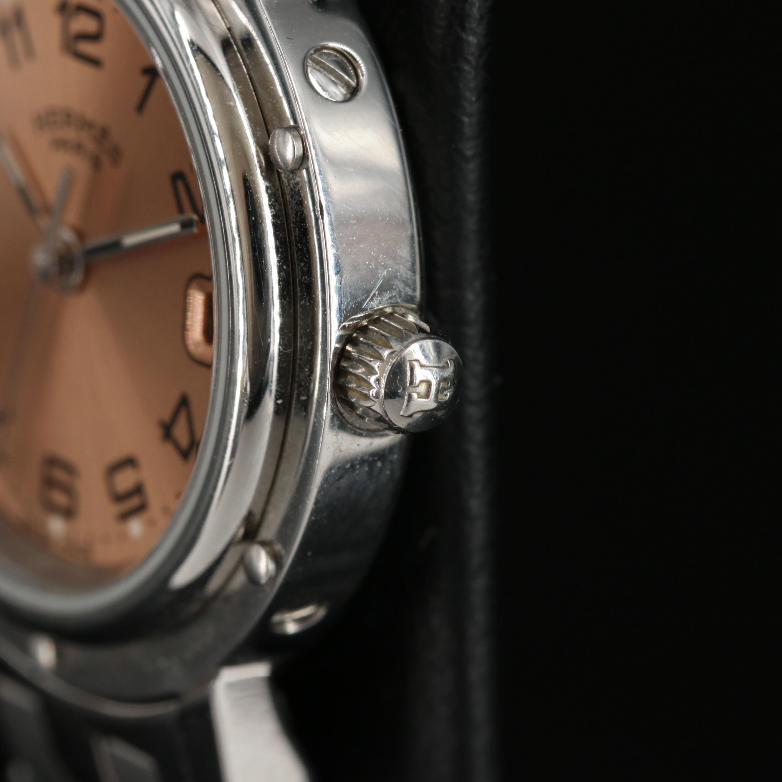 Hermès Clipper Stainless Steel with Date Watch