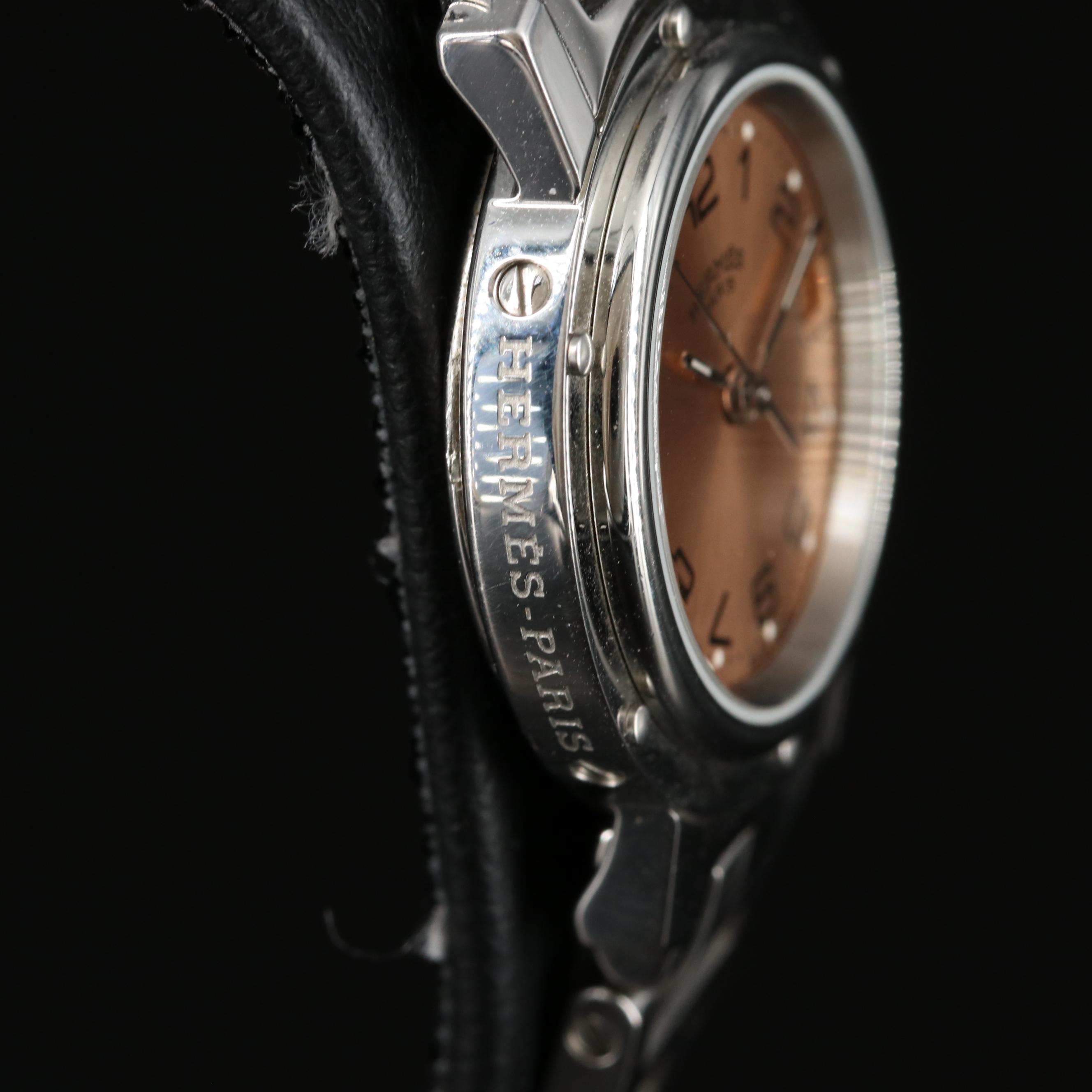 Hermès Clipper Stainless Steel with Date Watch