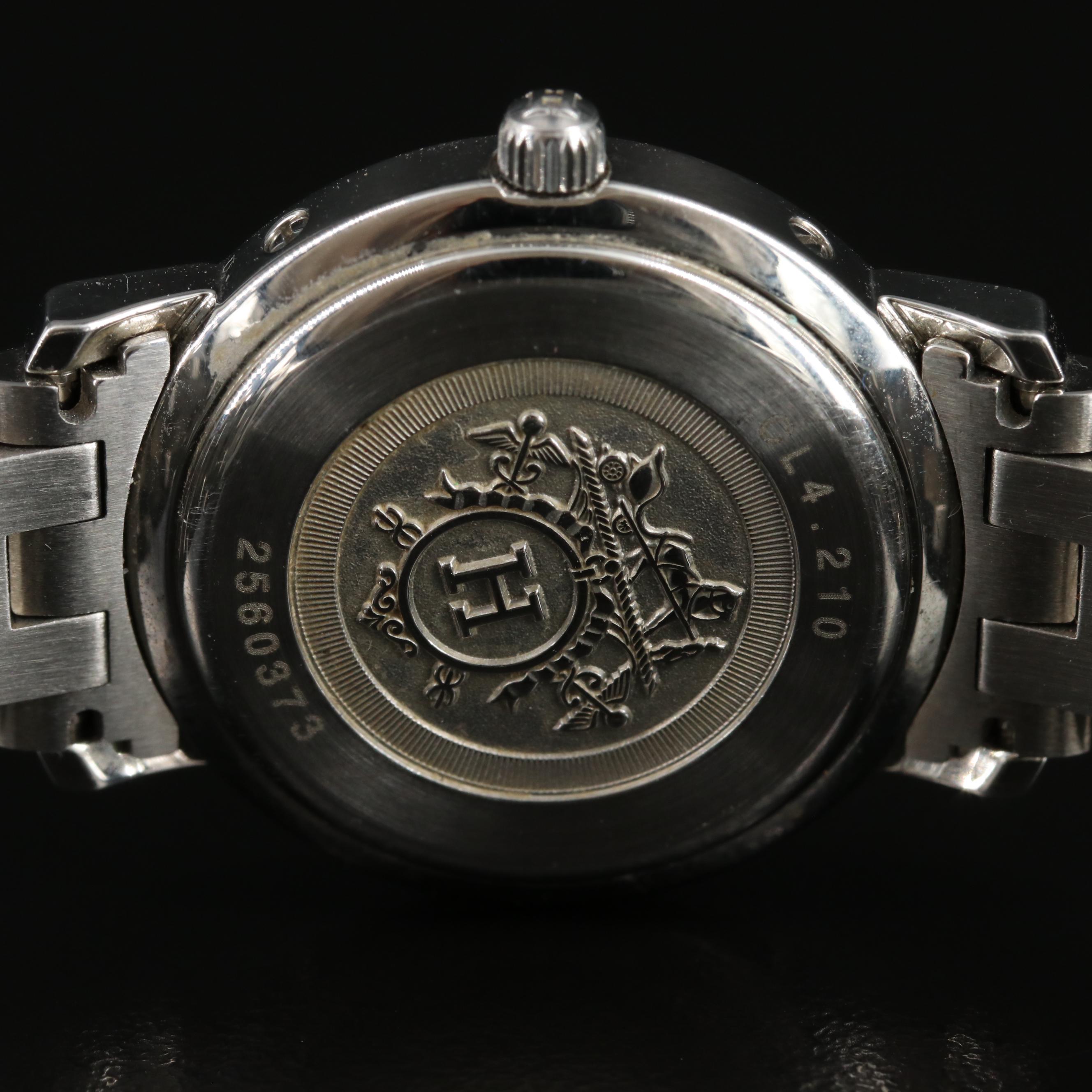 Hermès Clipper Stainless Steel with Date Watch