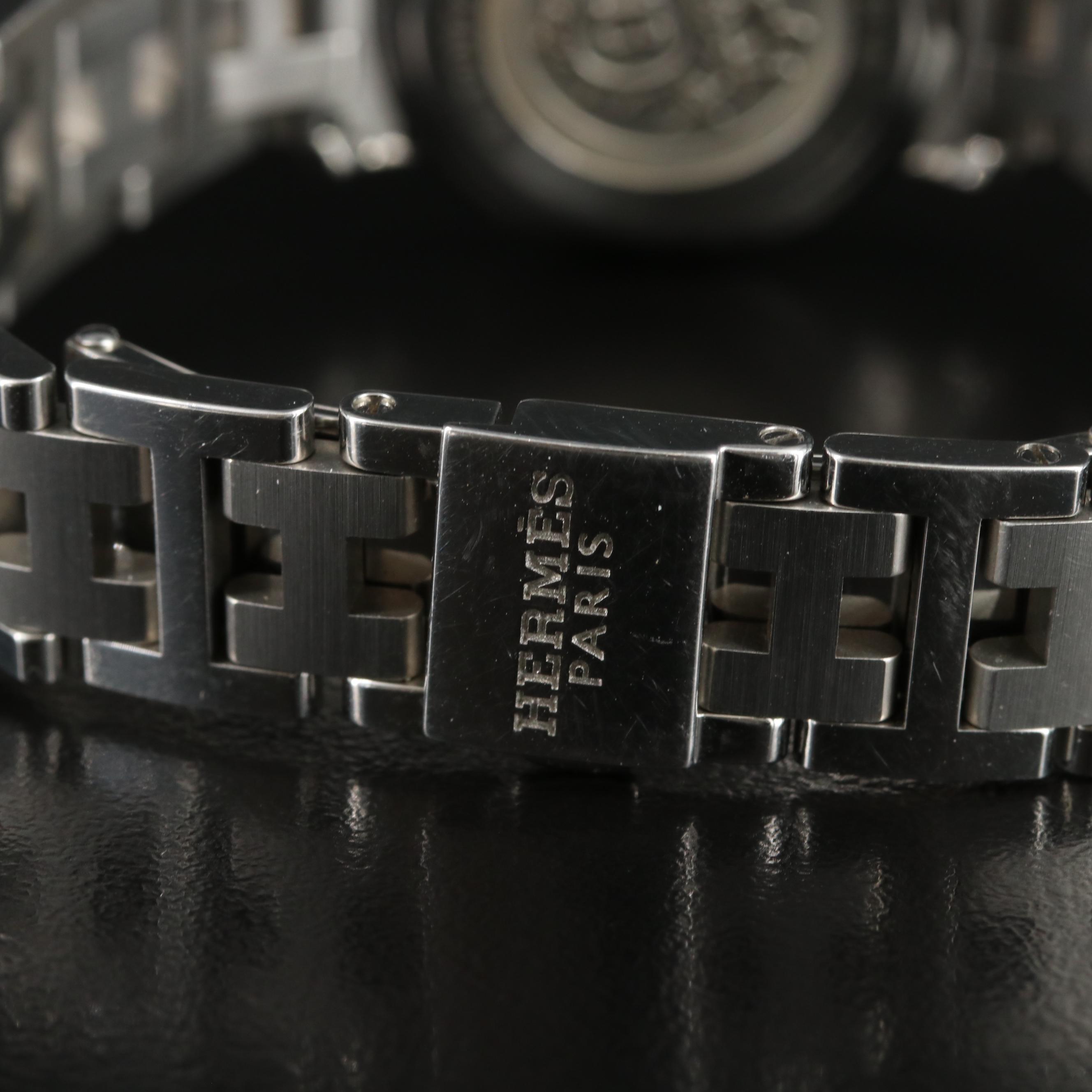 Hermès Clipper Stainless Steel with Date Watch