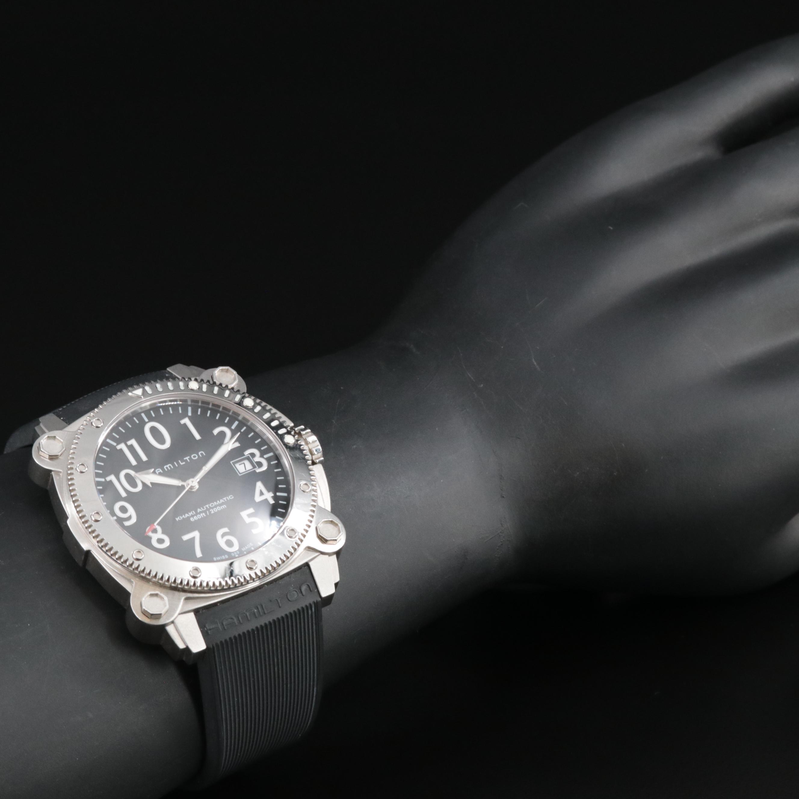 Hamilton Khaki Navy "Below Zero" Stainless Steel Watch