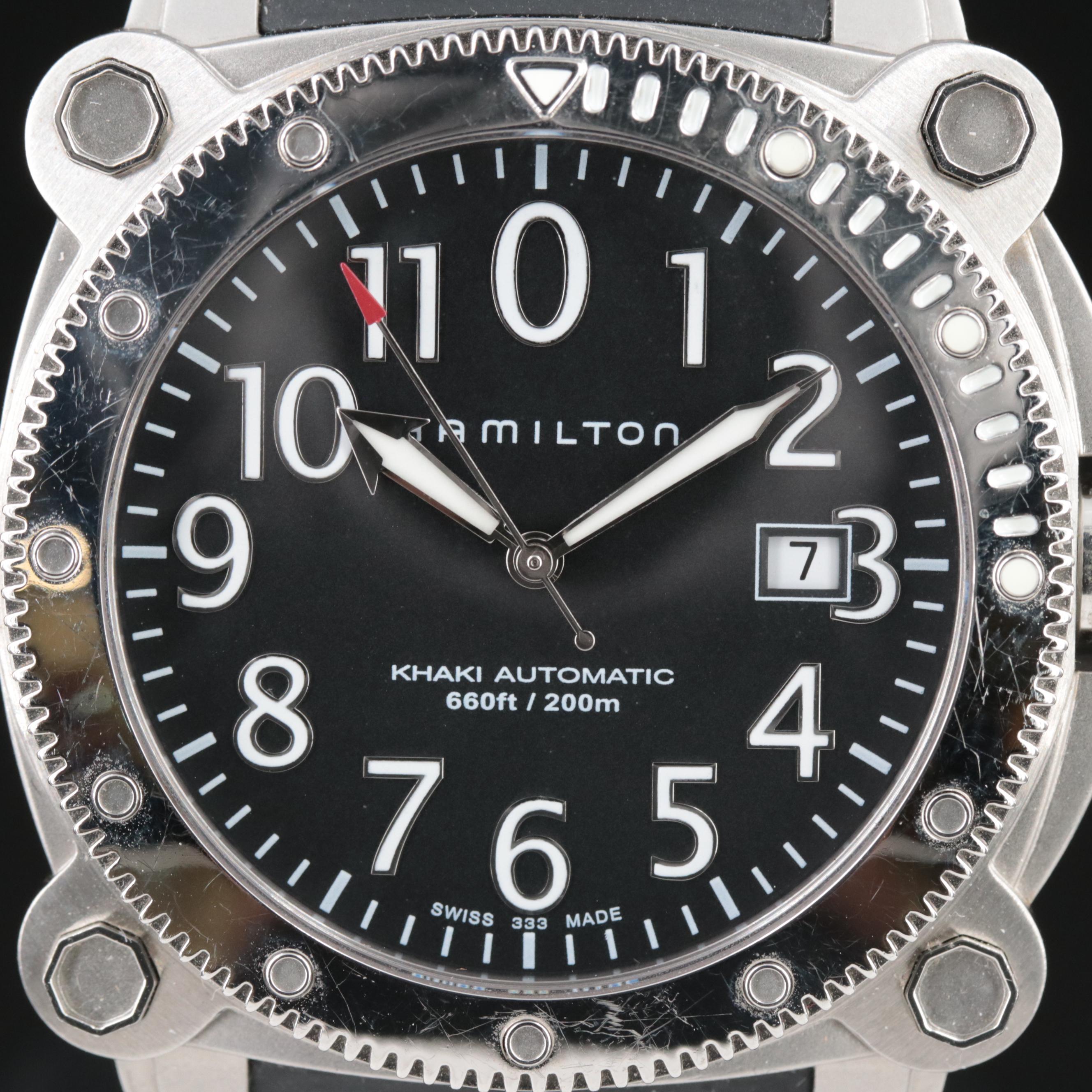 Hamilton Khaki Navy "Below Zero" Stainless Steel Watch
