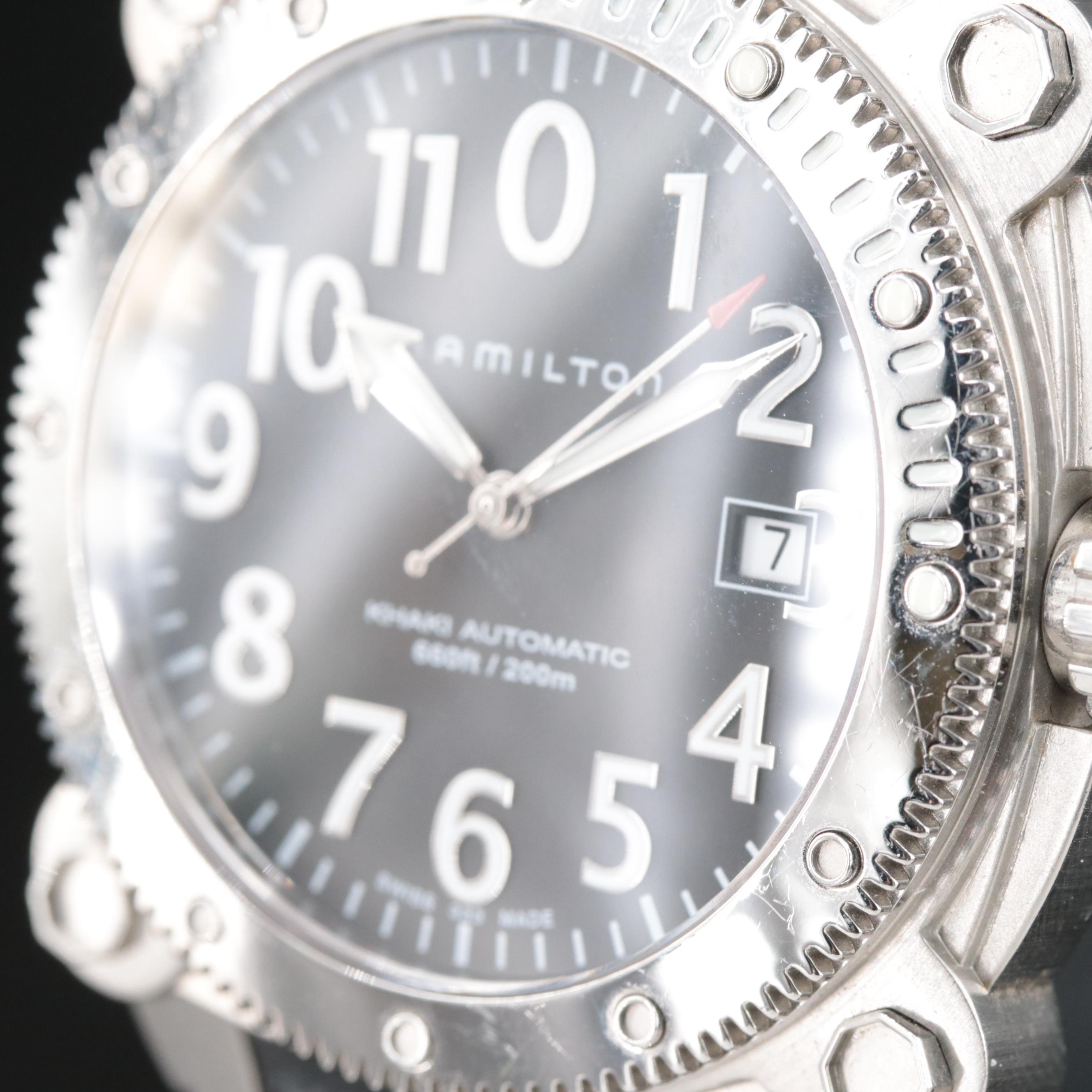 Hamilton Khaki Navy "Below Zero" Stainless Steel Watch