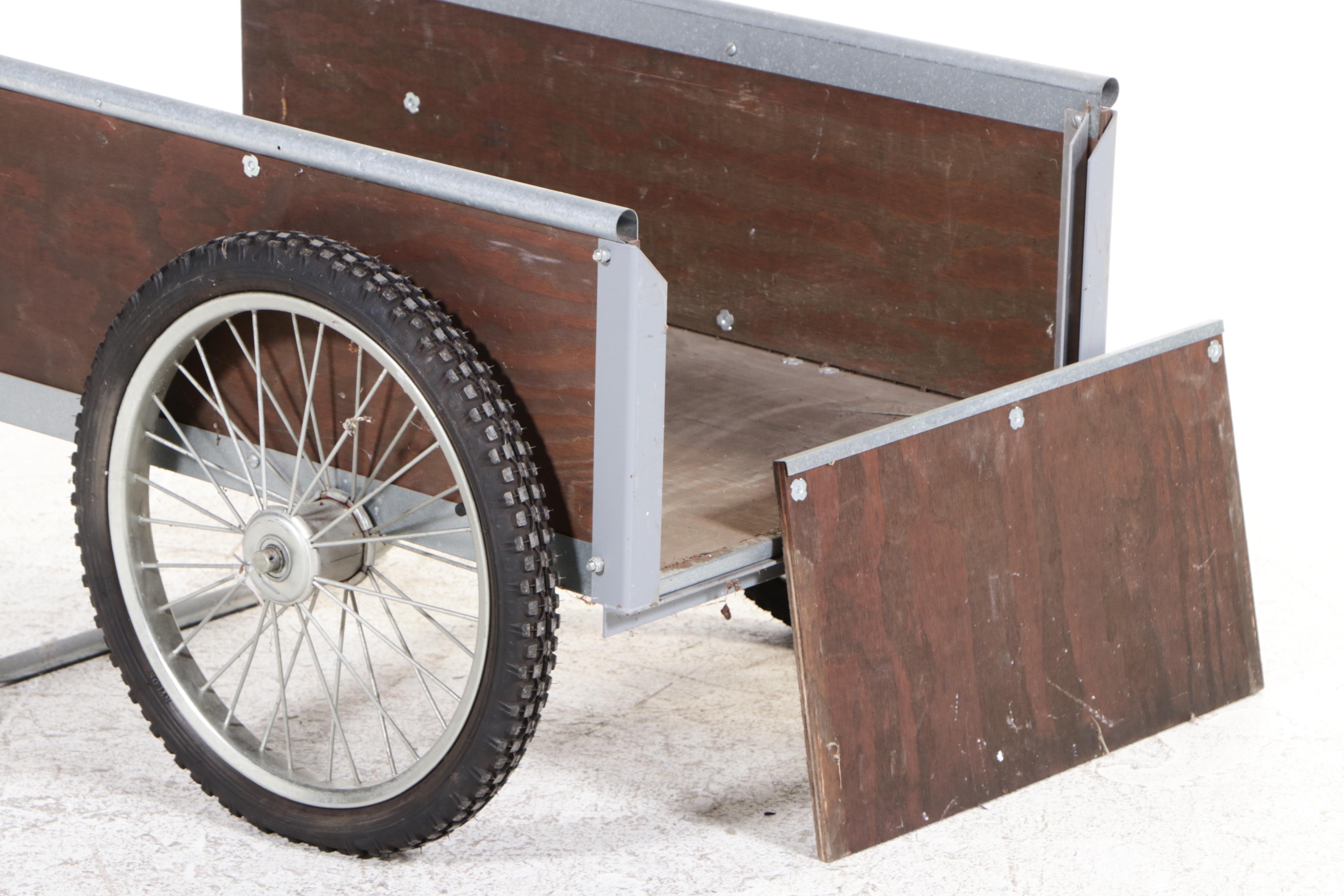 Wooden Panel Yard Cart