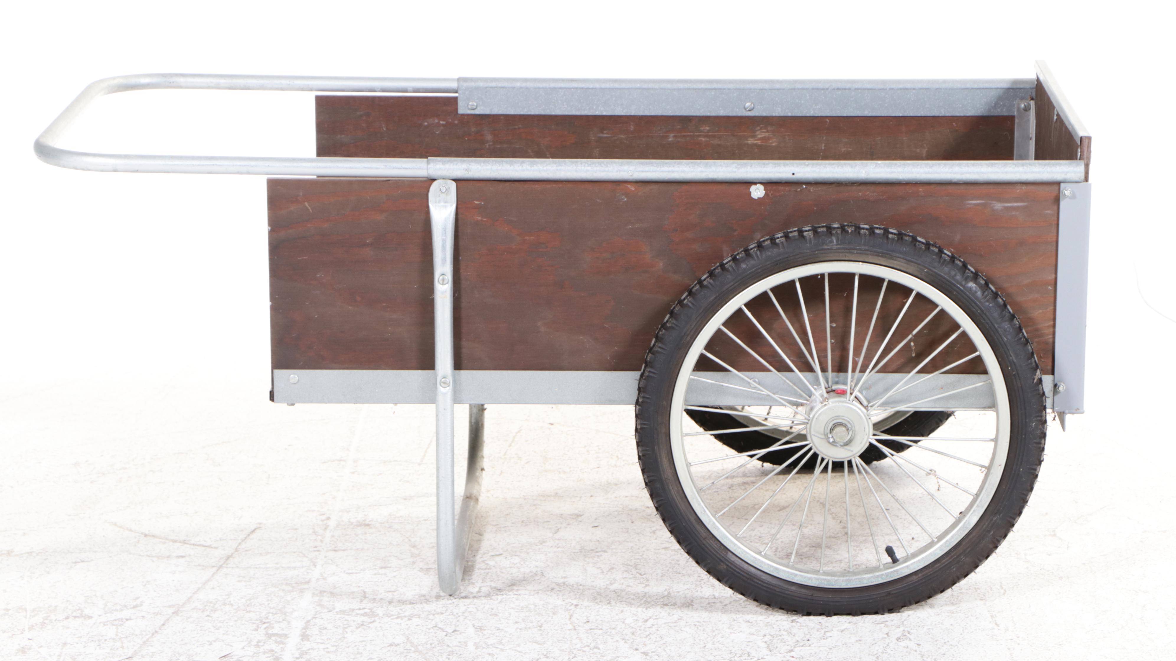 Wooden Panel Yard Cart