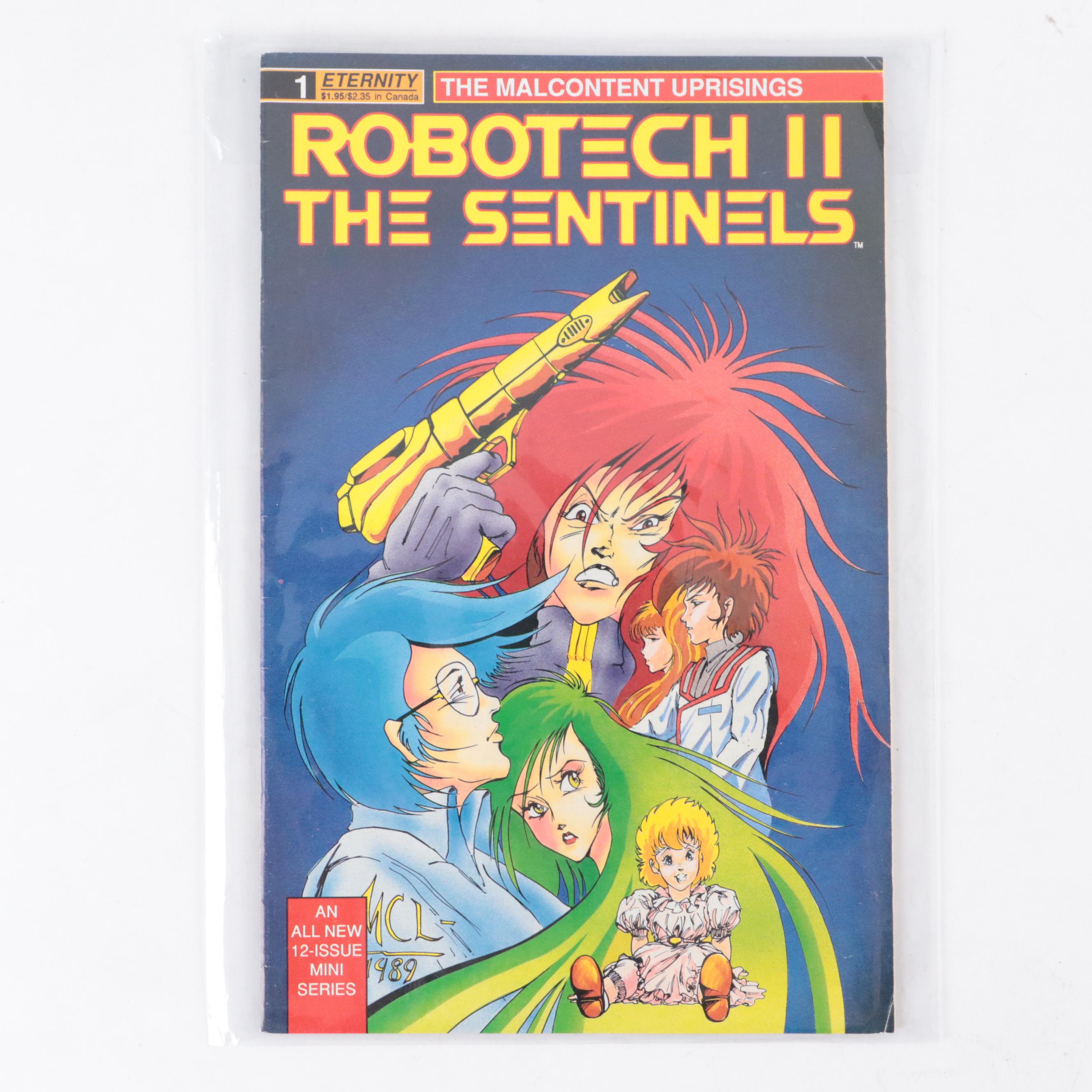 Modern Age Comico Robotech and Robotech II Comic Books