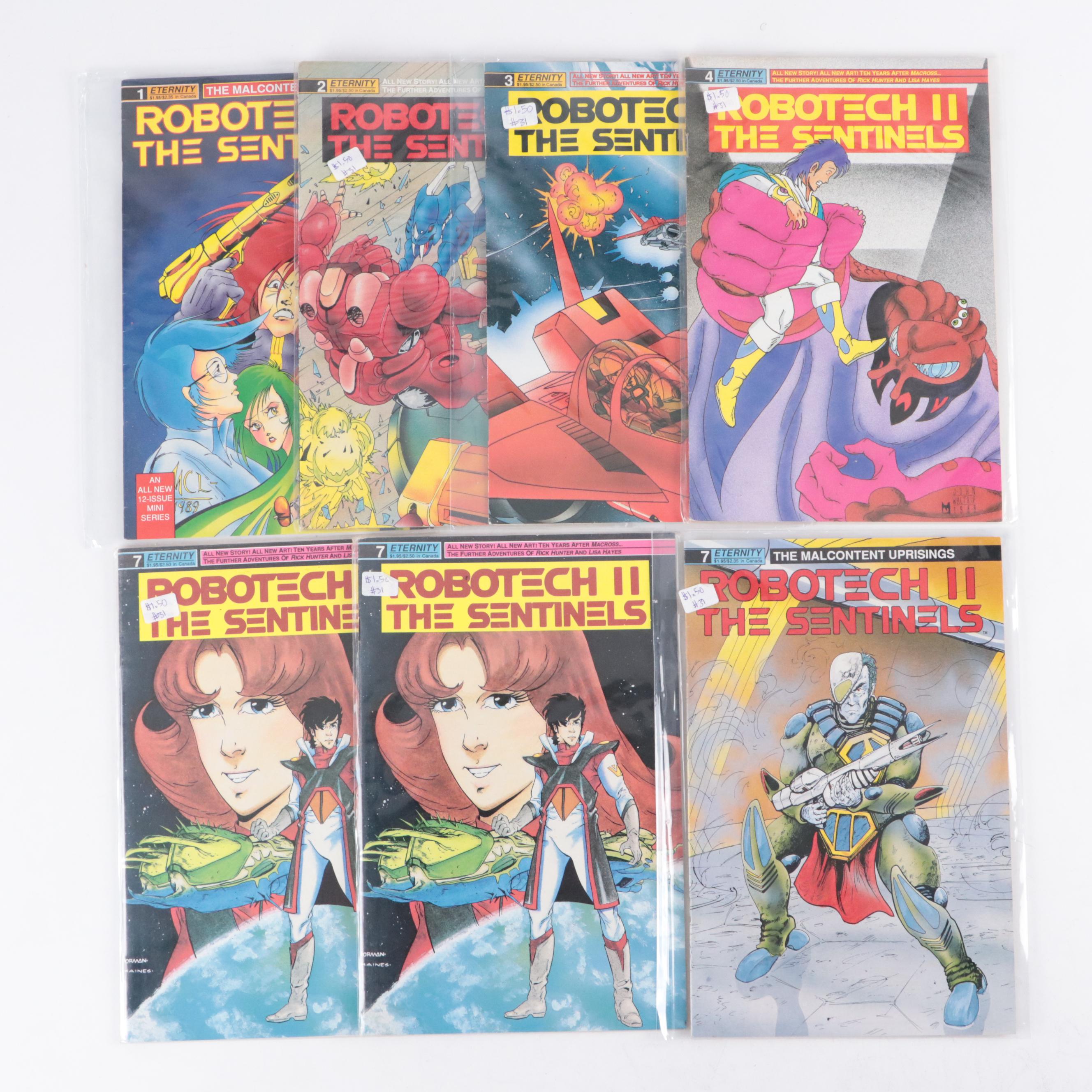 Modern Age Comico Robotech and Robotech II Comic Books