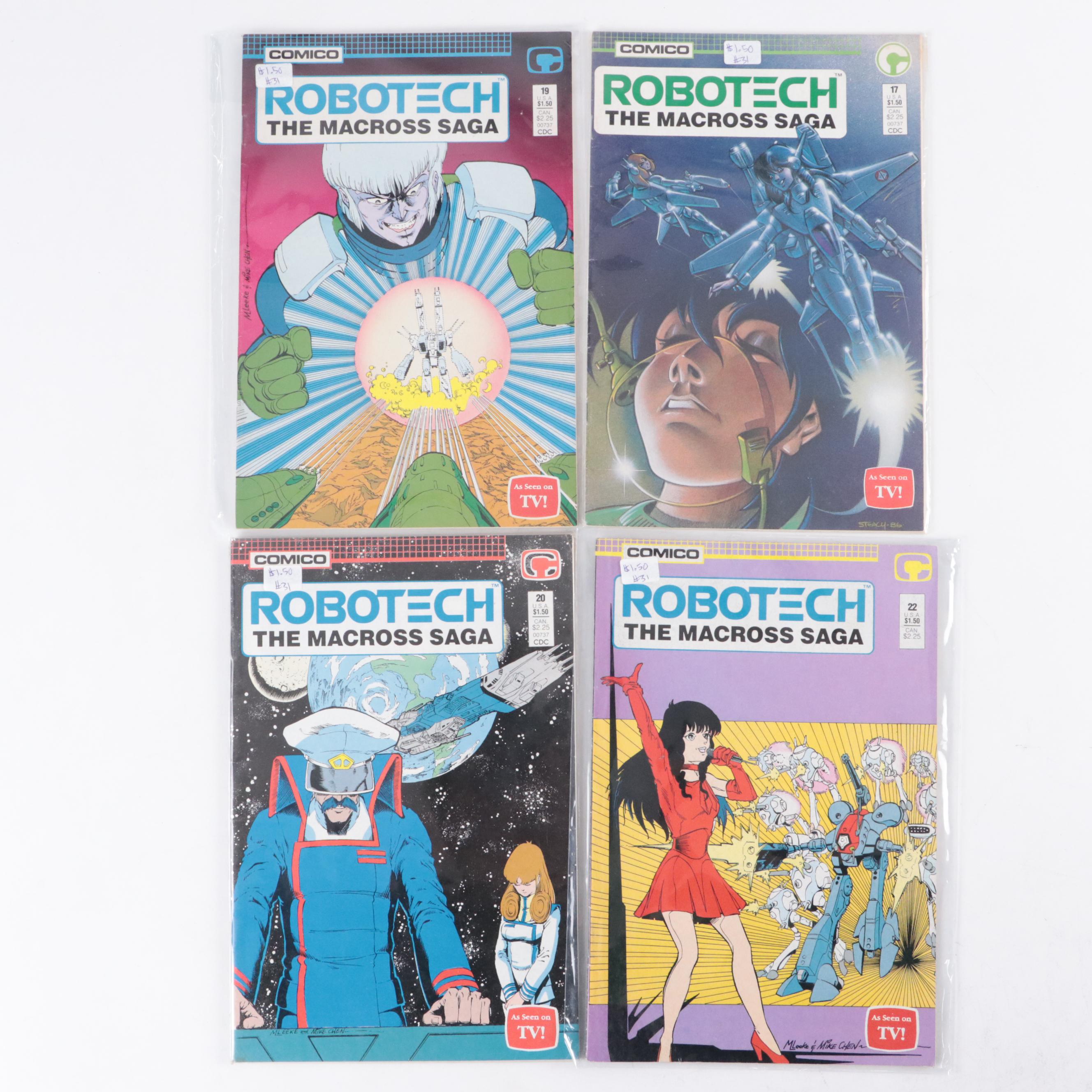 Modern Age Comico Robotech and Robotech II Comic Books