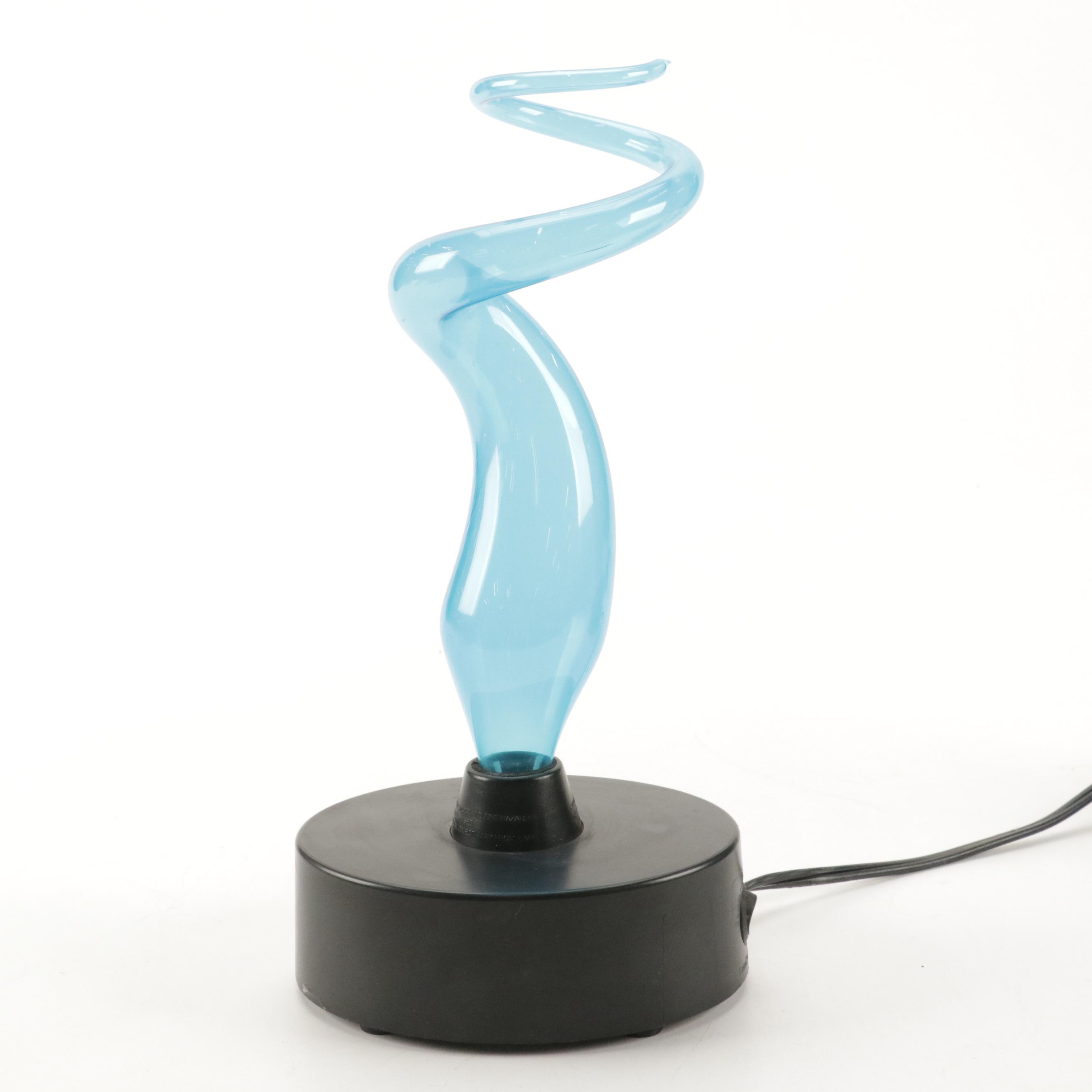 LumiSource Glass Plasma Sculptural Novelty Lamps