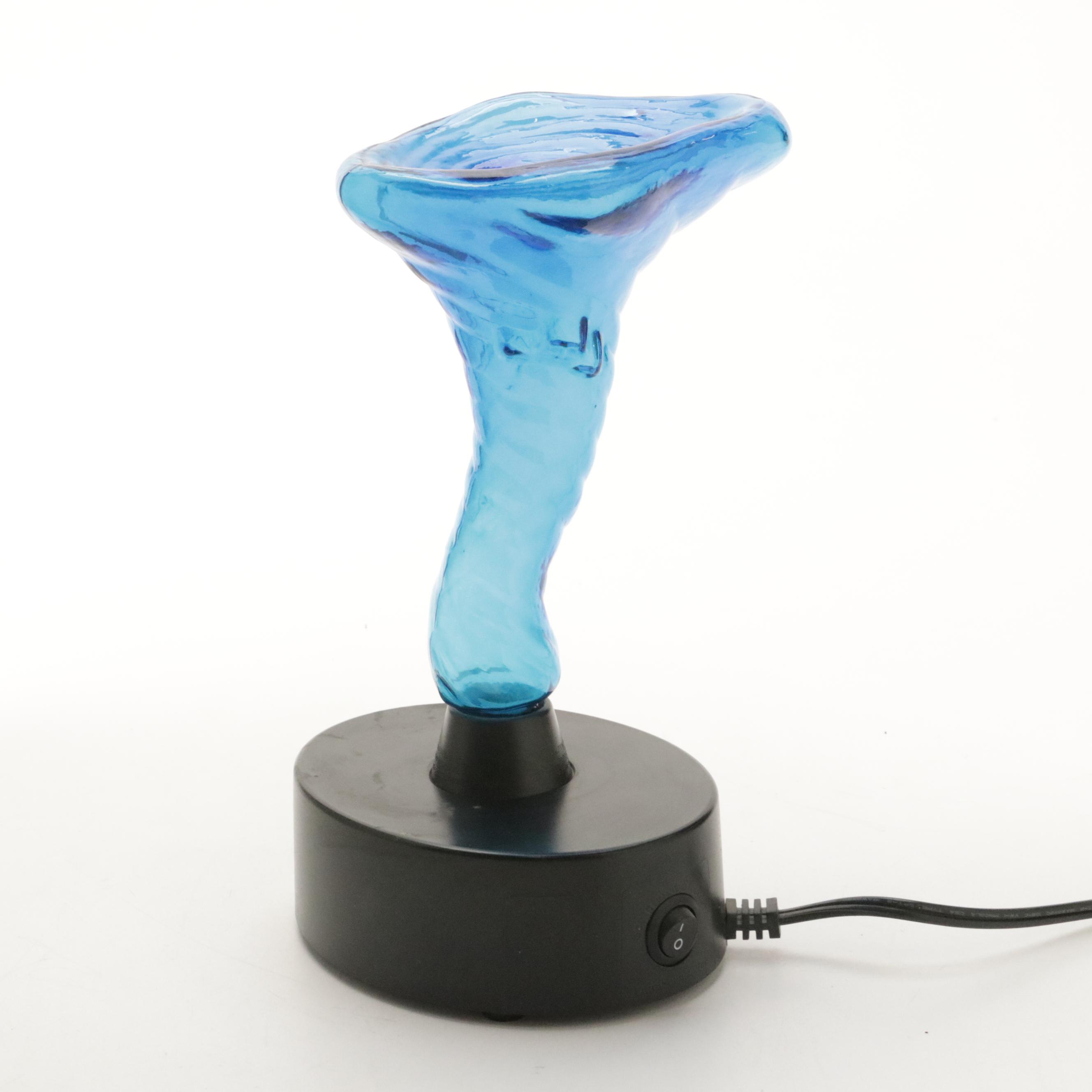 LumiSource Glass Plasma Sculptural Novelty Lamps