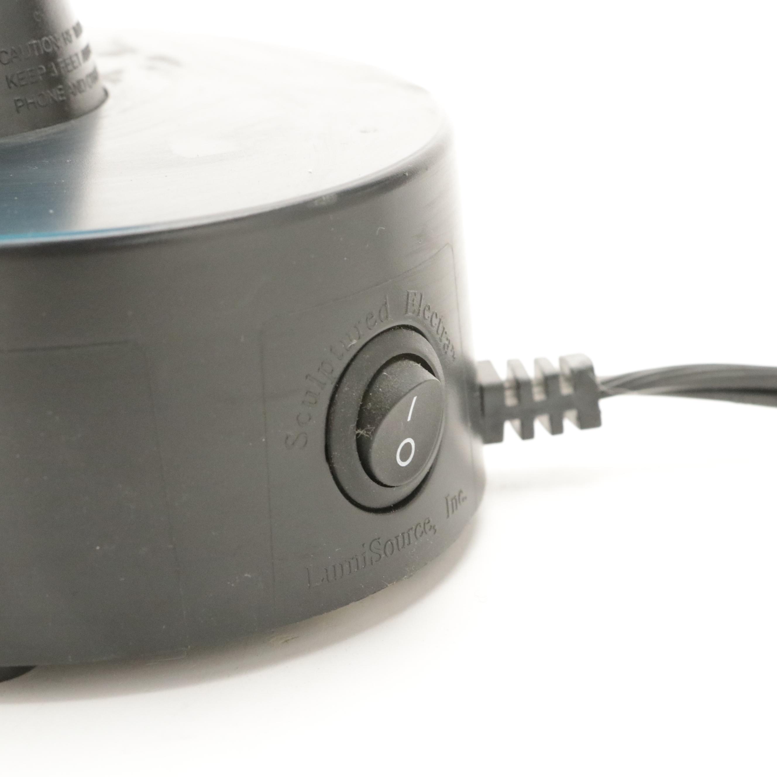 LumiSource Glass Plasma Sculptural Novelty Lamps