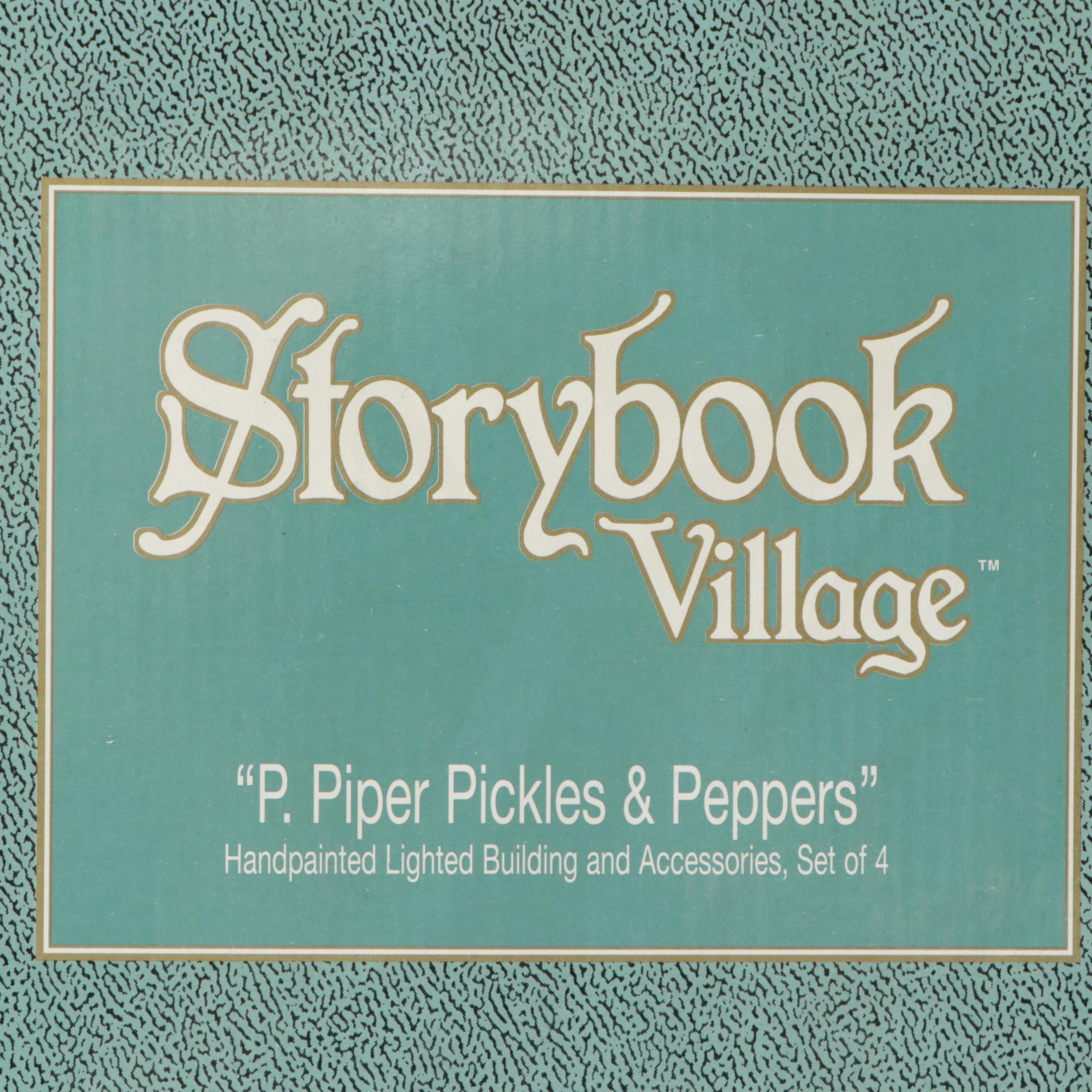 Dept. 56 Porcelain "Storybook Village" Nursery Rhyme Illuminated Buildings
