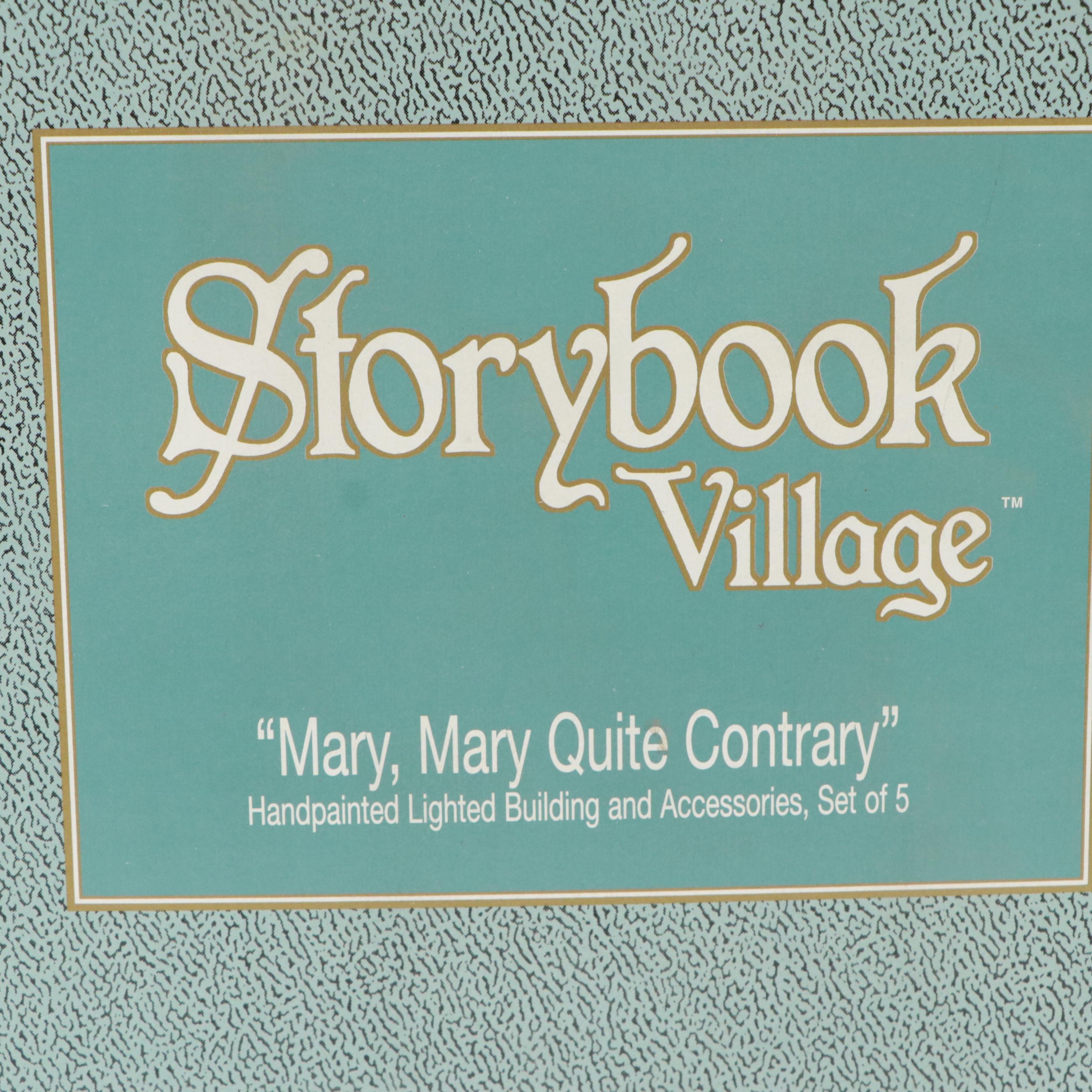 Dept. 56 Porcelain "Storybook Village" Nursery Rhyme Illuminated Buildings