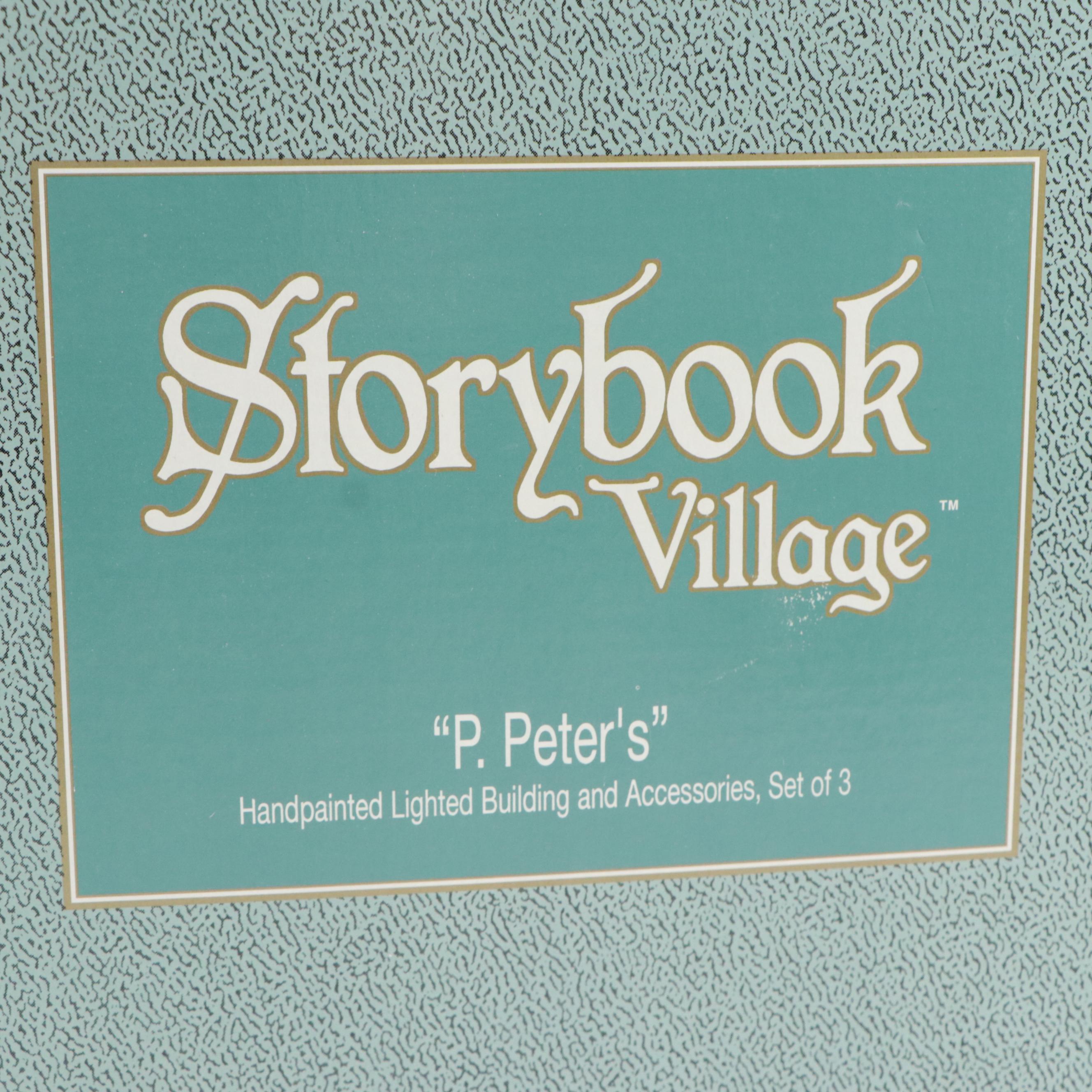 Dept. 56 Porcelain "Storybook Village" Nursery Rhyme Illuminated Buildings