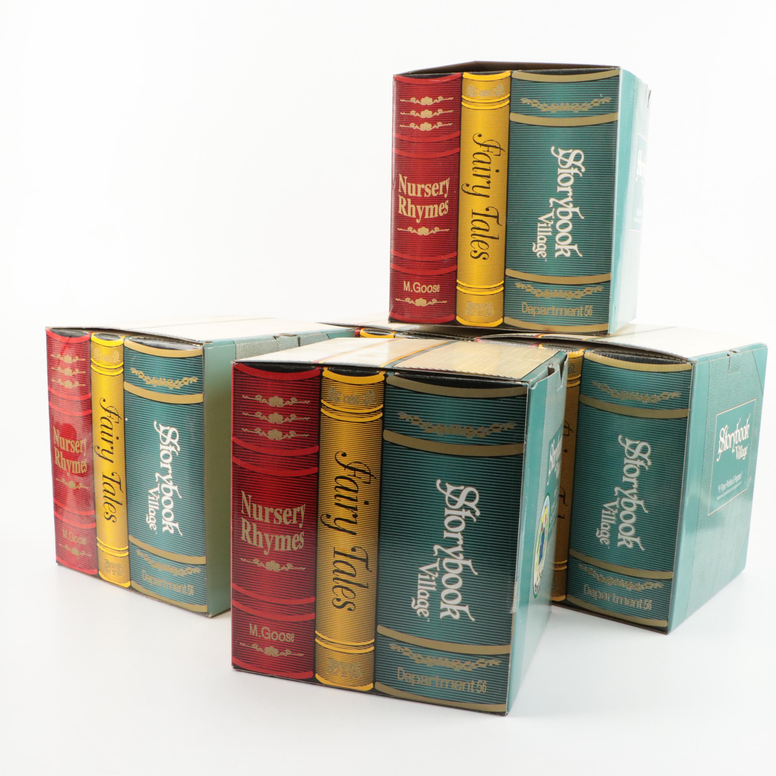 Dept. 56 Porcelain "Storybook Village" Nursery Rhyme Illuminated Buildings