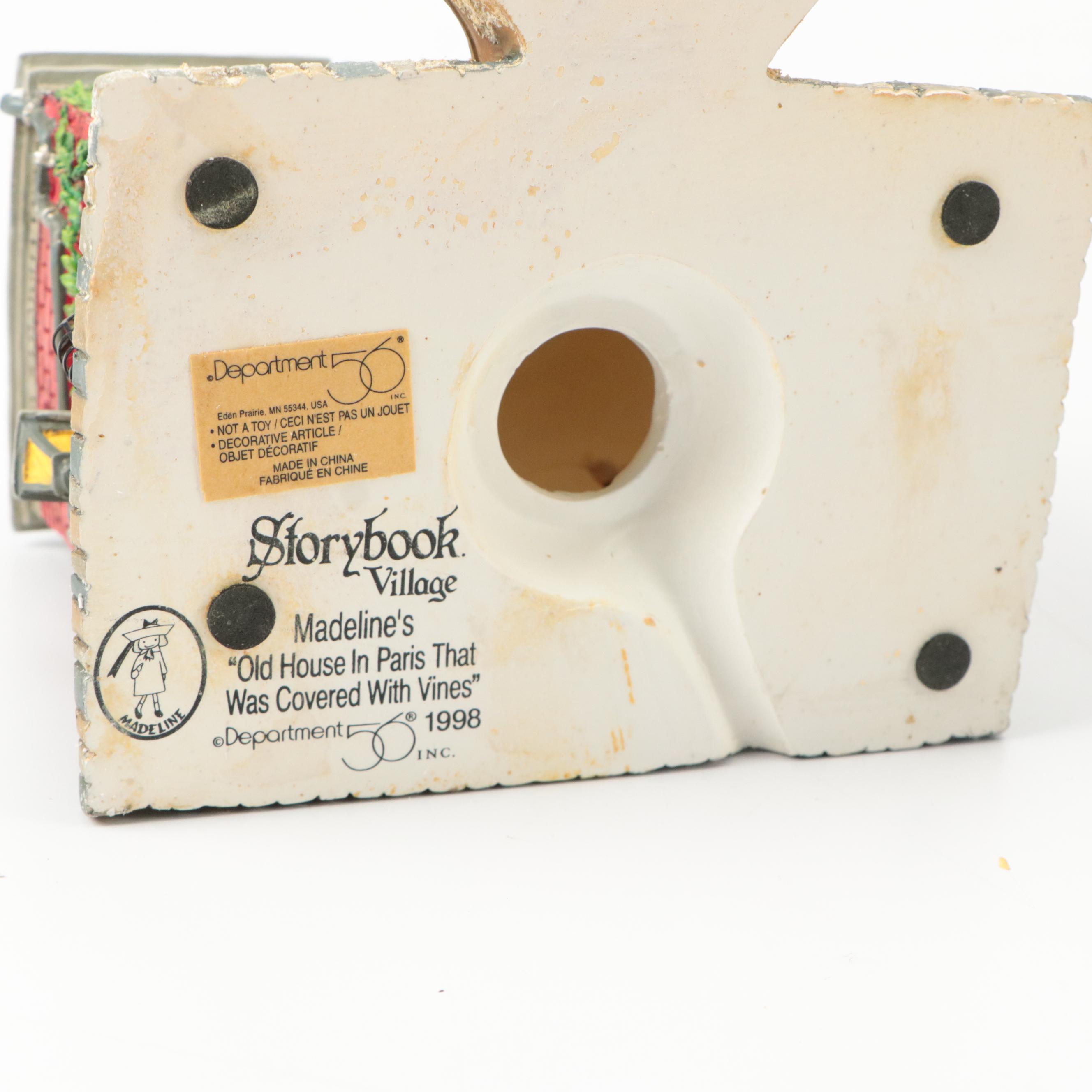 Dept. 56 Porcelain "Storybook Village" Nursery Rhyme Illuminated Buildings