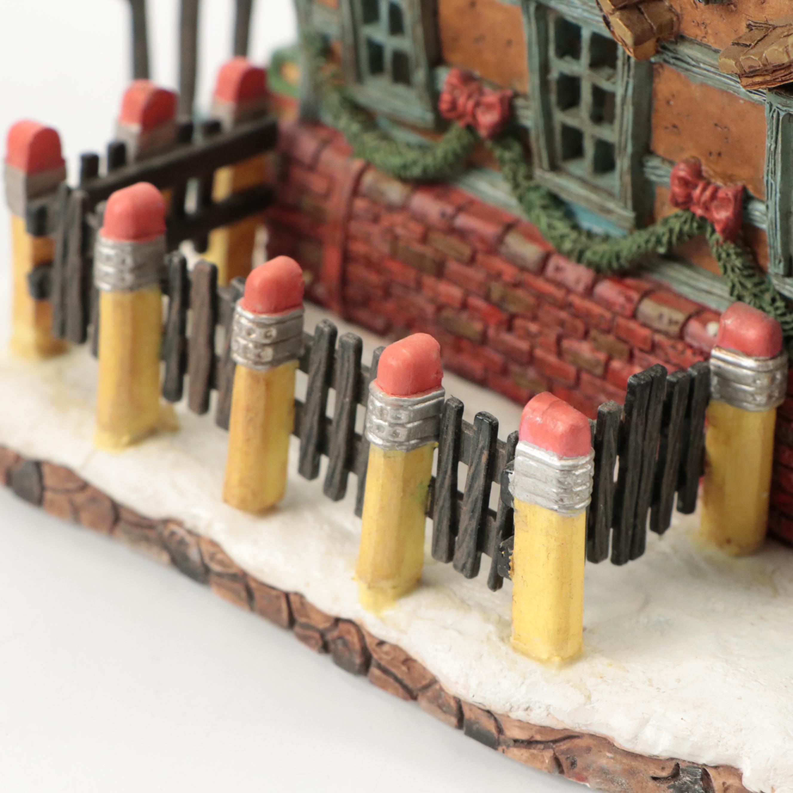 Dept. 56 Porcelain "Storybook Village" Nursery Rhyme Illuminated Buildings