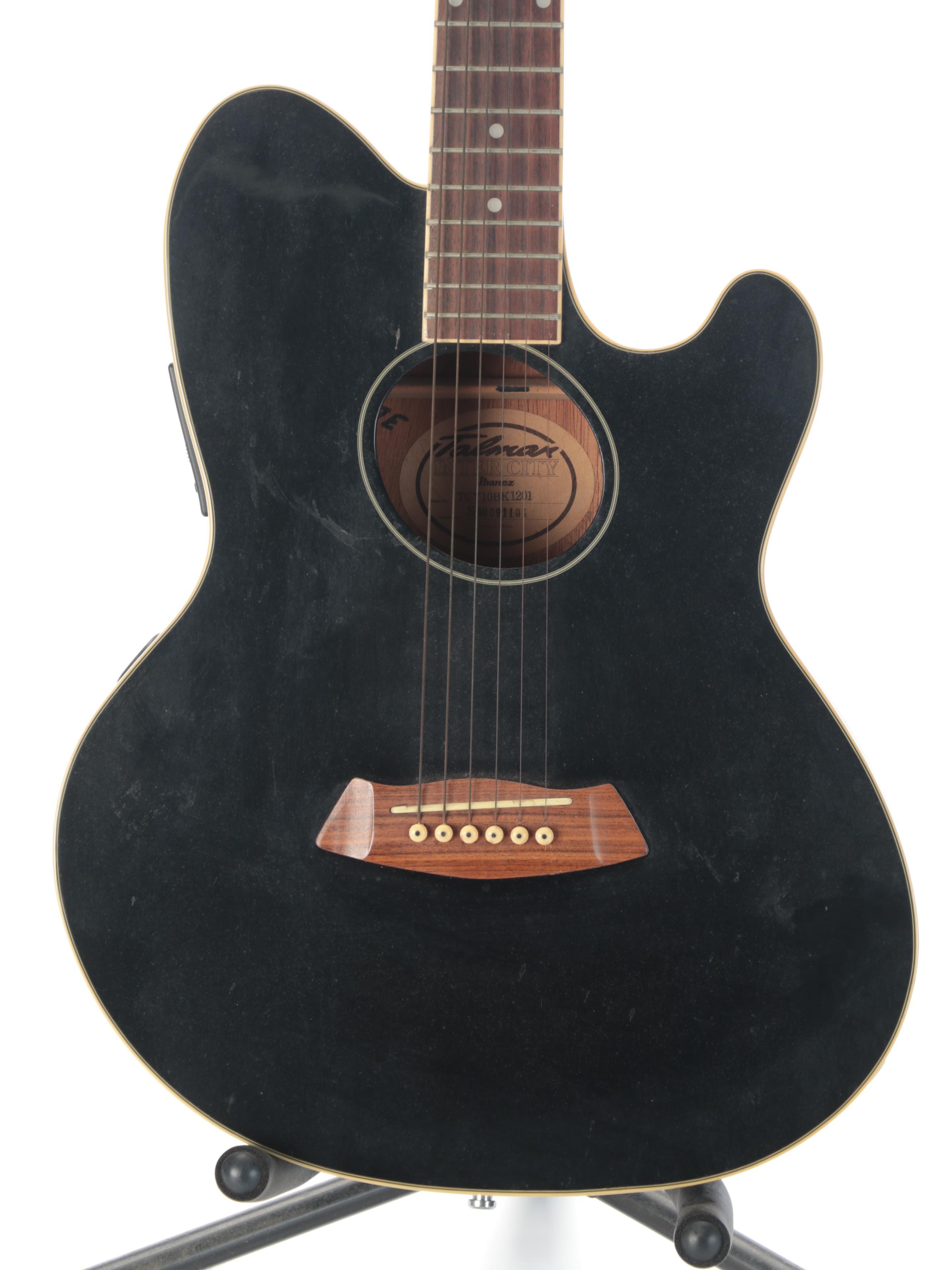 Ibanez Talman Inter City Acoustic Guitar with Pickup, Stand and More