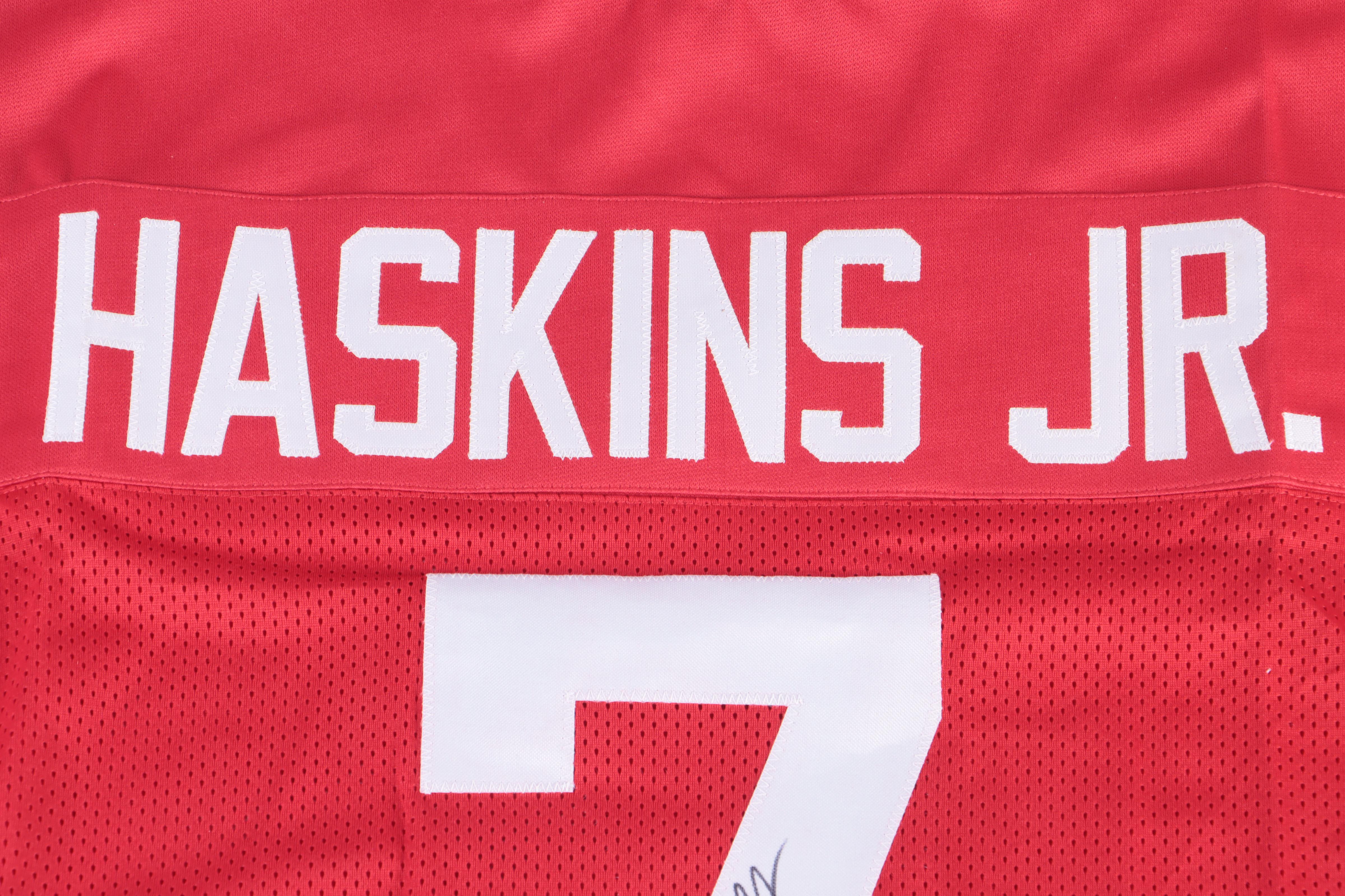 Dwayne Haskins Jr Signed Ohio State Buckeyes Stitched Football Jersey