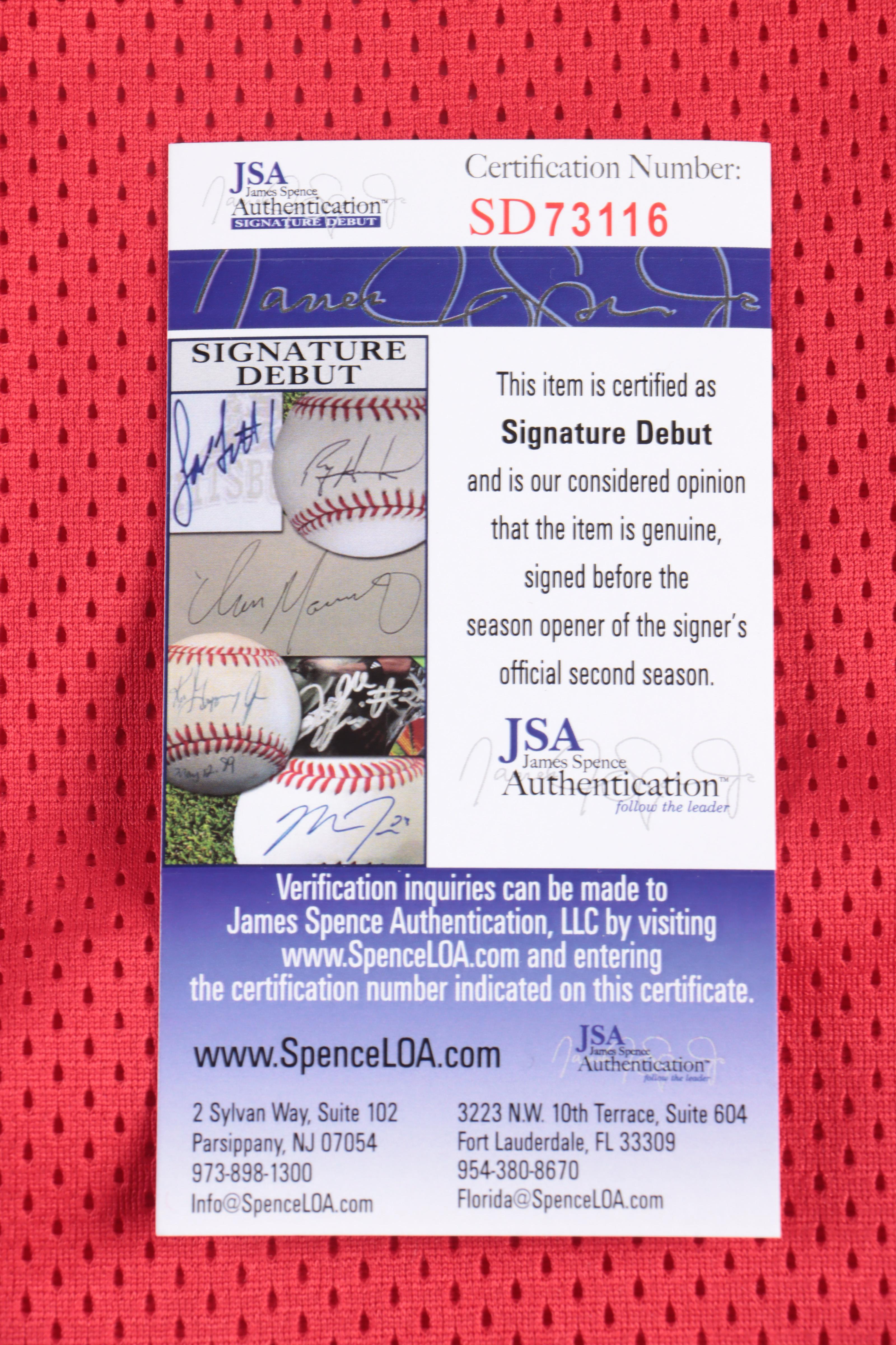 Dwayne Haskins Jr Signed Ohio State Buckeyes Stitched Football Jersey