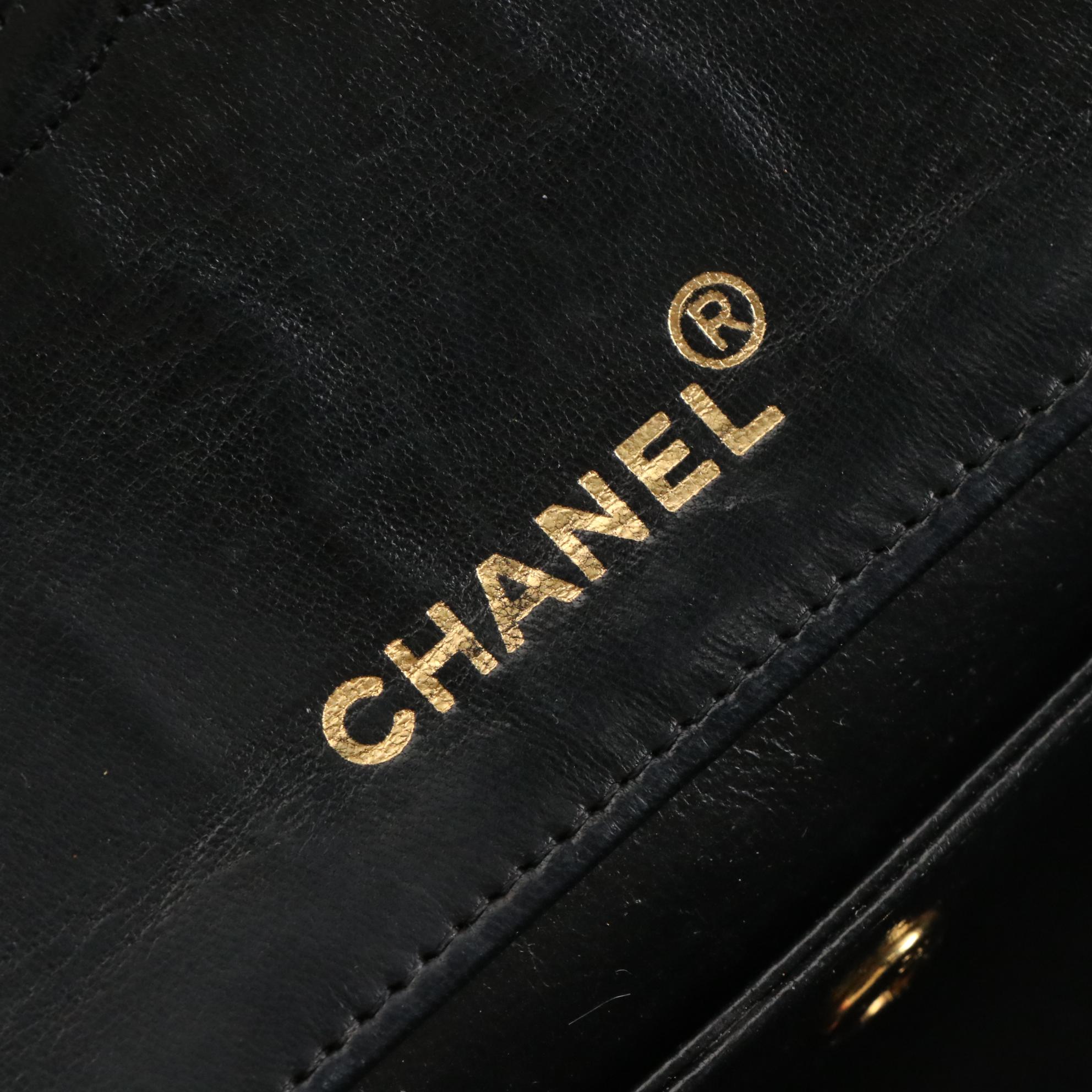 Chanel Chain Strap Bicolor Crossbody Bag in Quilted and Smooth Leather