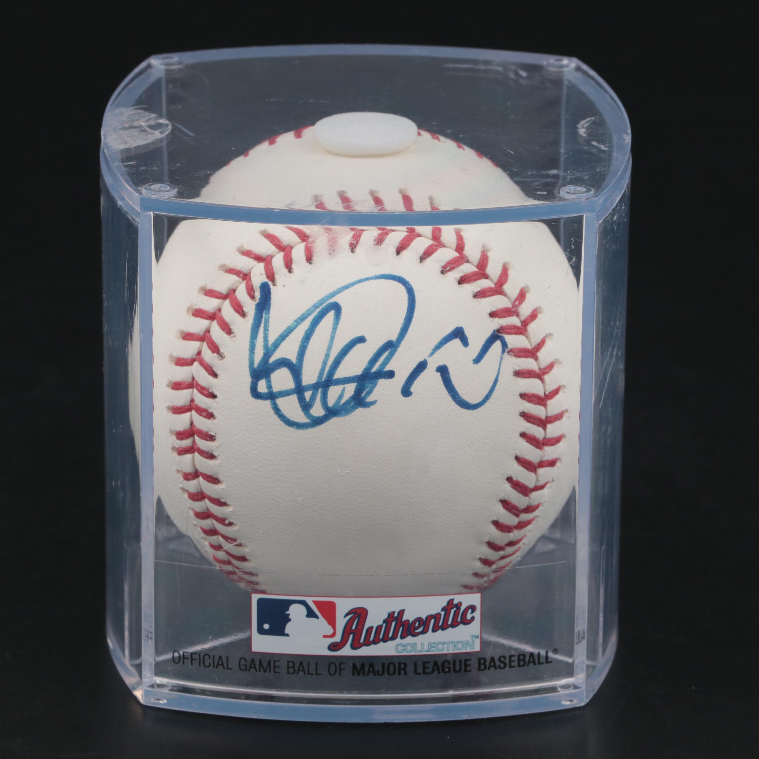 Ichiro Suzuki Signed Rawlings Official Major League Baseball in Display
