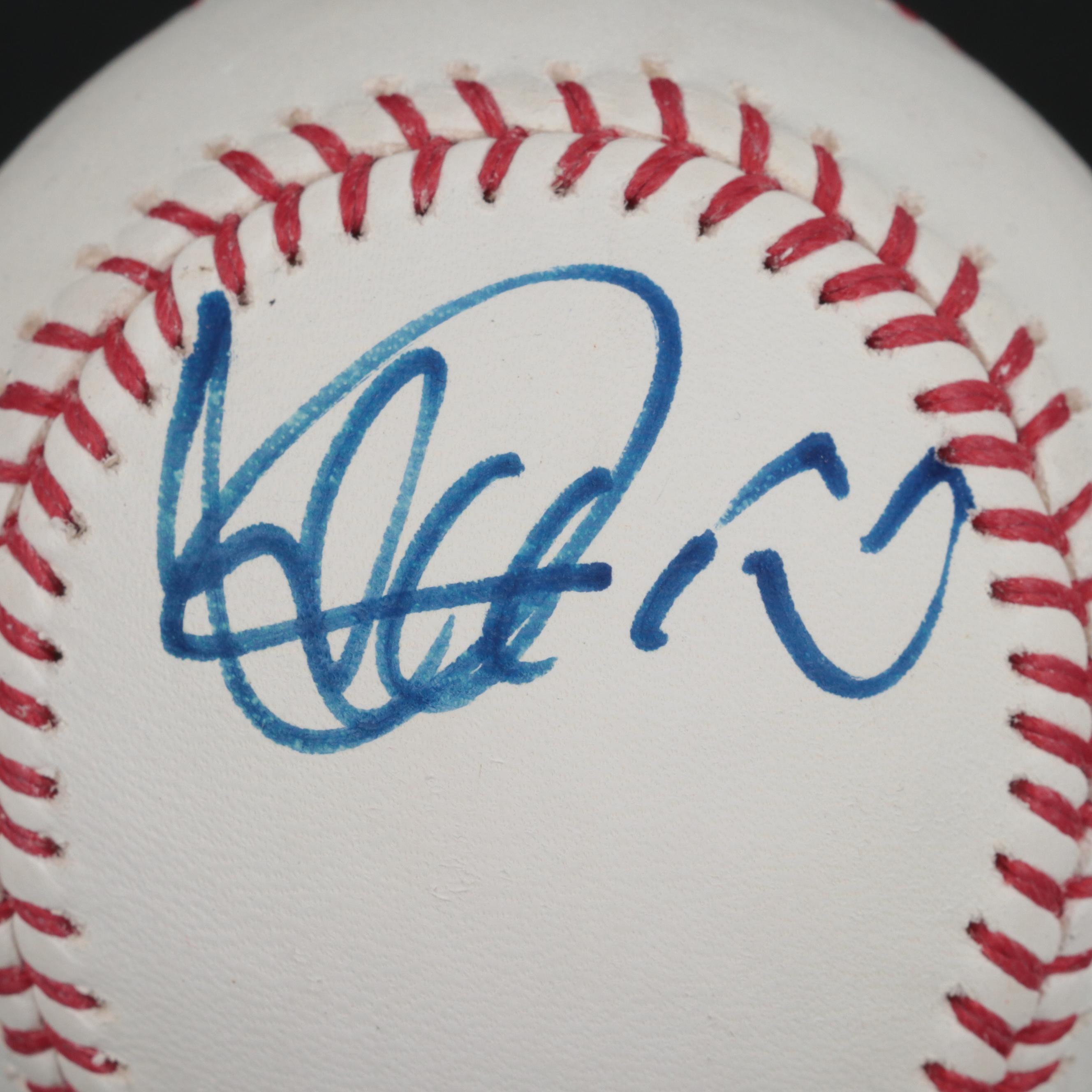 Ichiro Suzuki Signed Rawlings Official Major League Baseball in Display