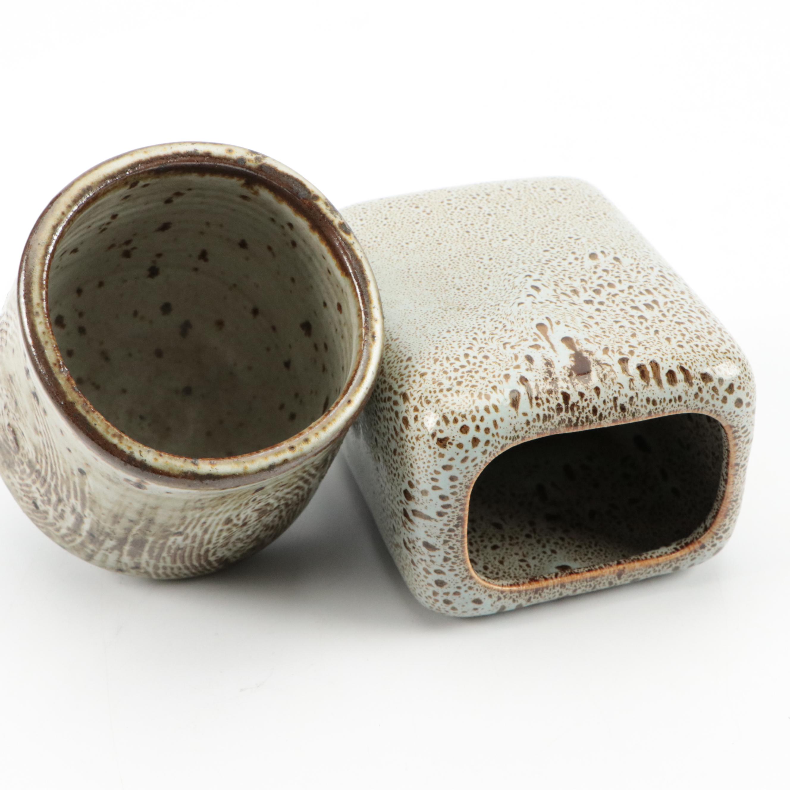 S. Ballard and Other Art Pottery Vases