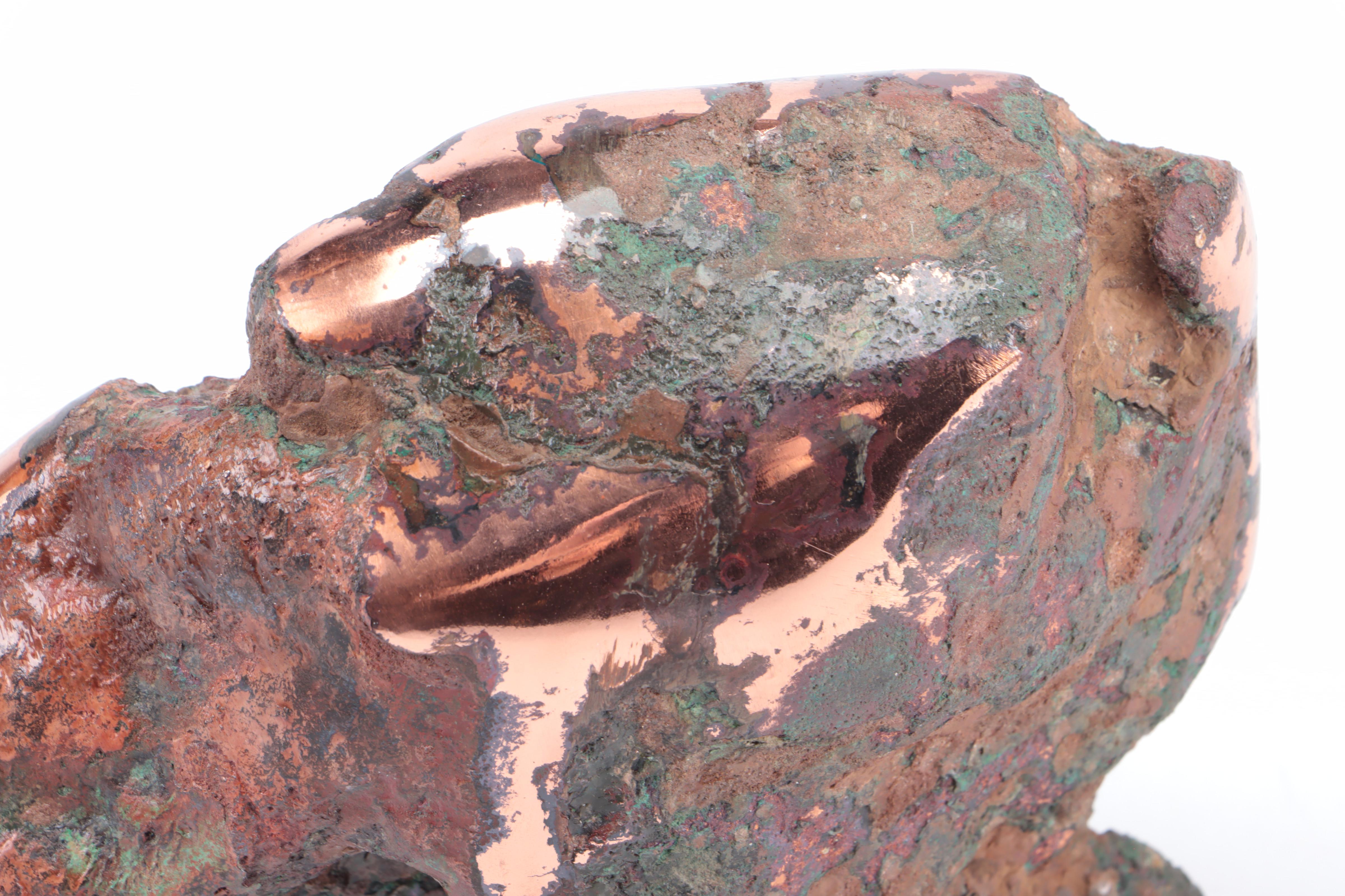 Large Native Copper Nugget in Matrix