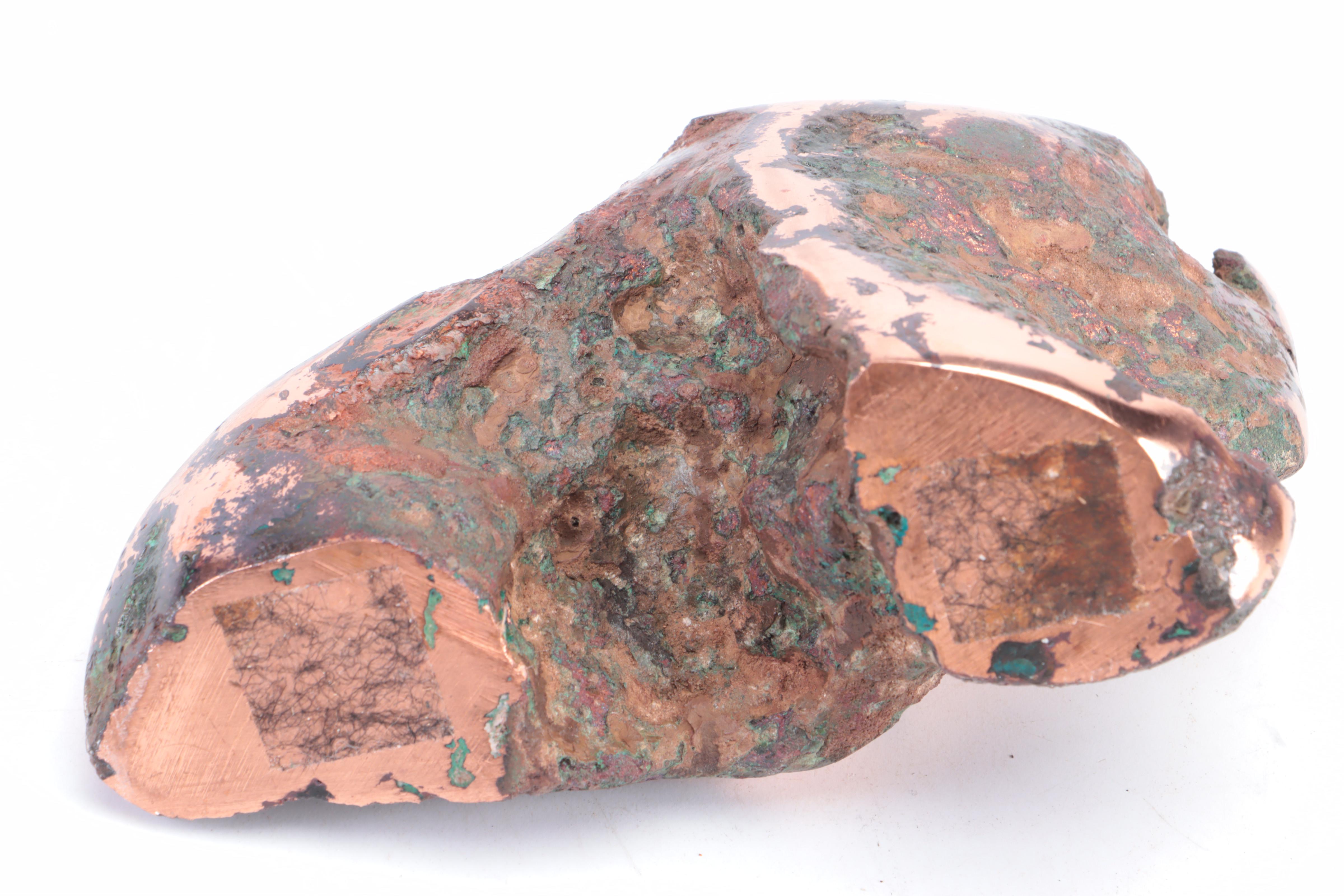 Large Native Copper Nugget in Matrix