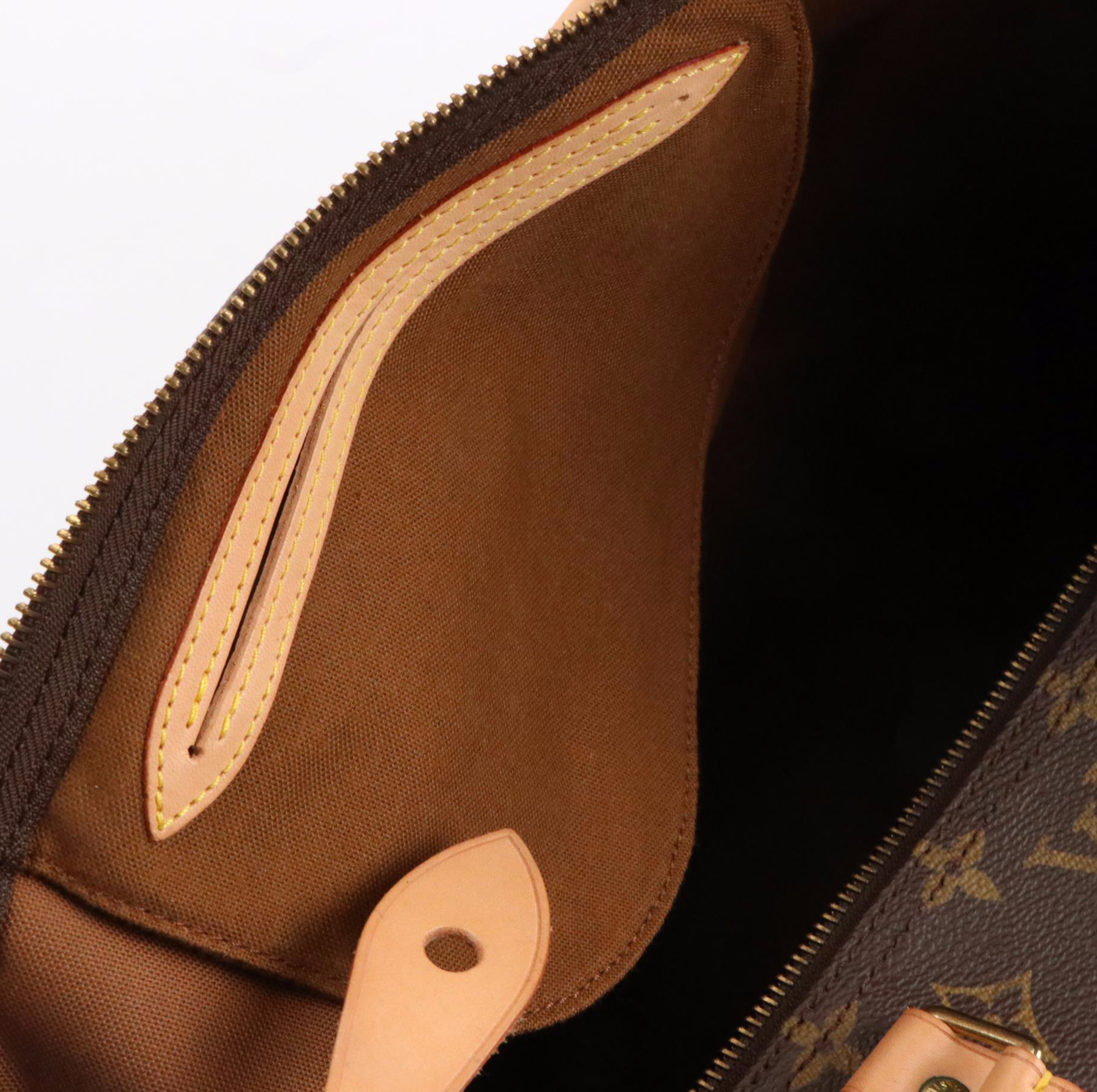 Louis Vuitton Speedy 40 Handbag in Monogram Canvas and Vachetta Leather