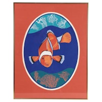 Hammonds Serigraph "Clown Fish," 1998