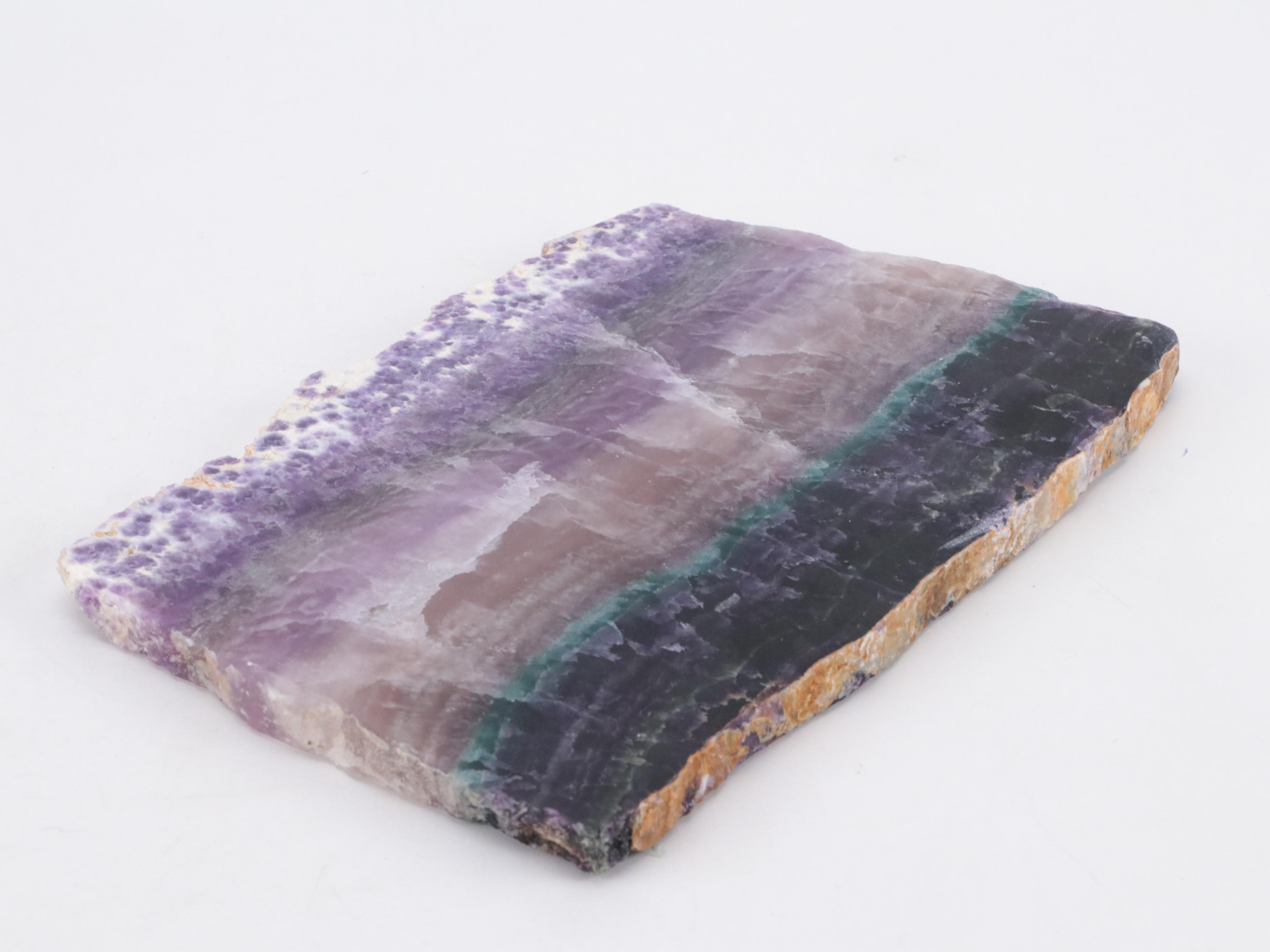 Polished Rainbow Fluorite Slabs