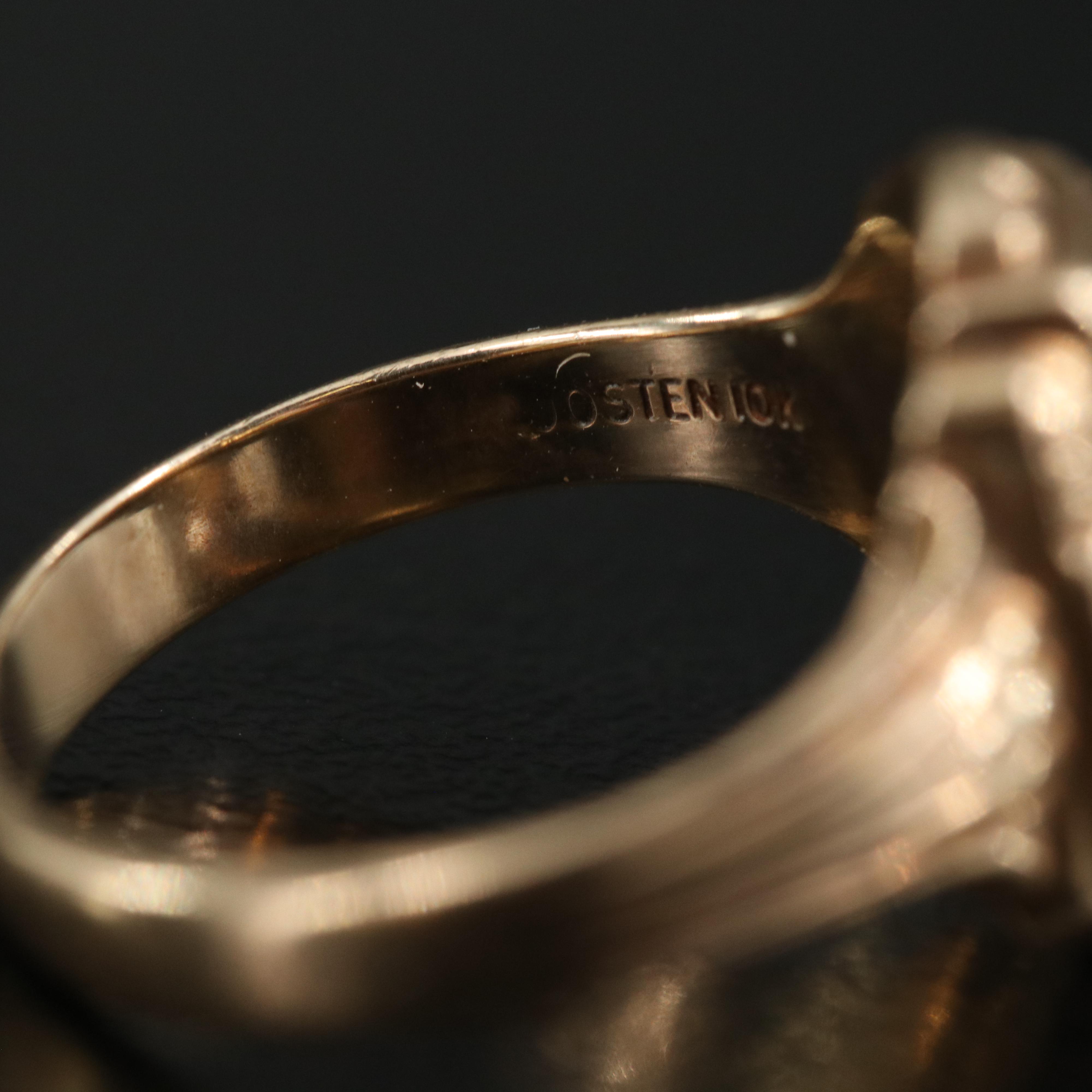 Coleman Black Hills Gold and Class Rings in 10K