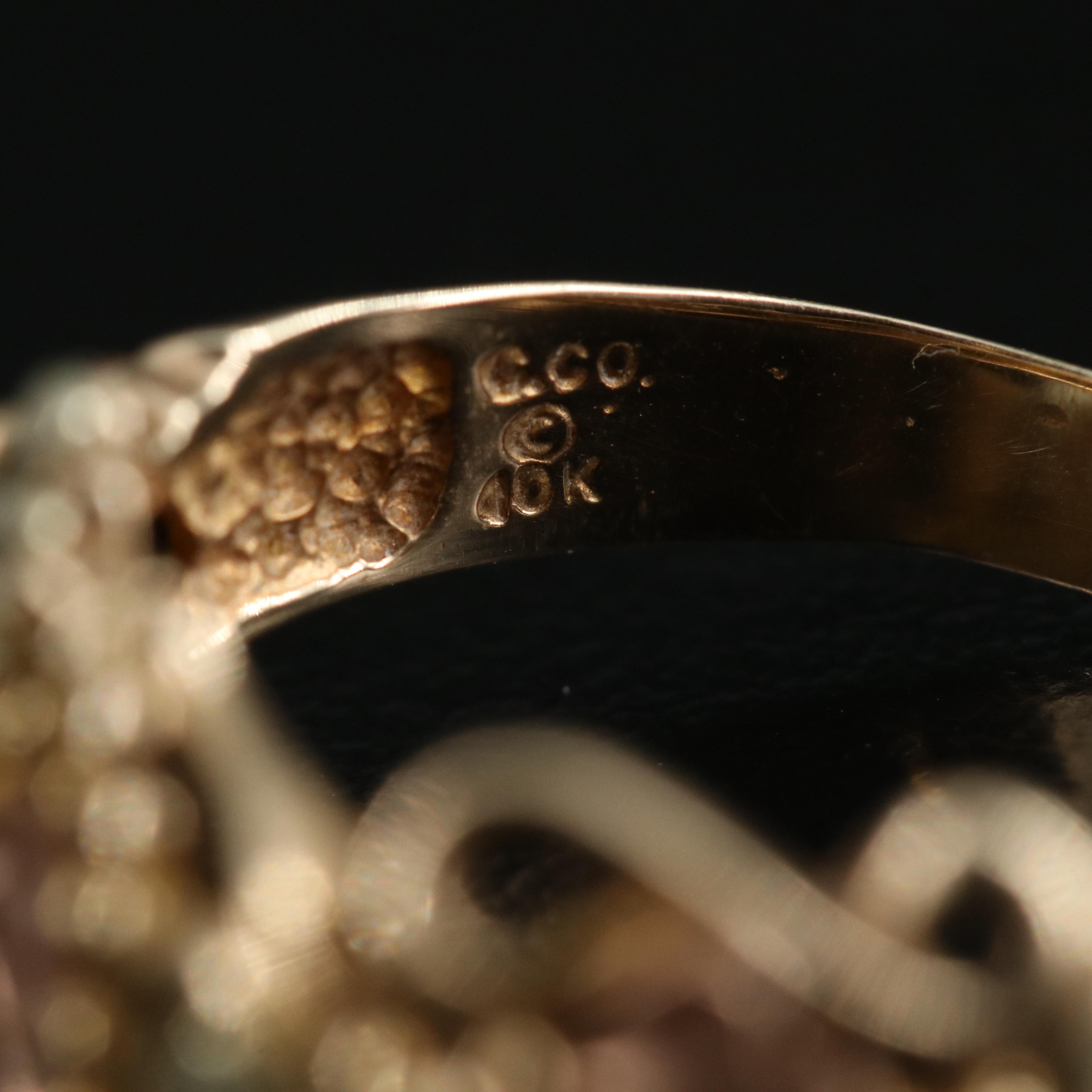 Coleman Black Hills Gold and Class Rings in 10K