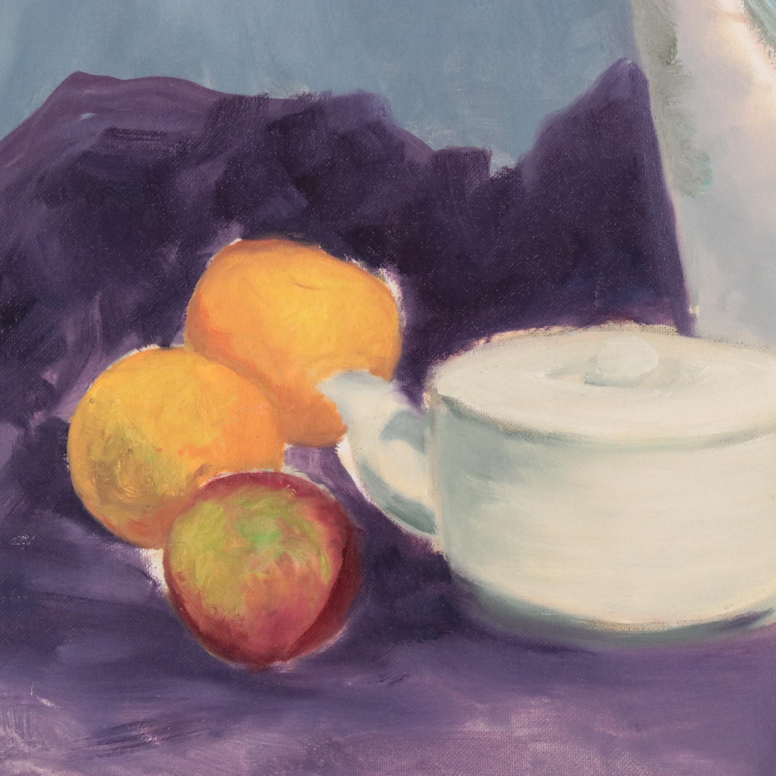 Mai Hoffer Still Life Oil Painting, Mid-Late 20th Century