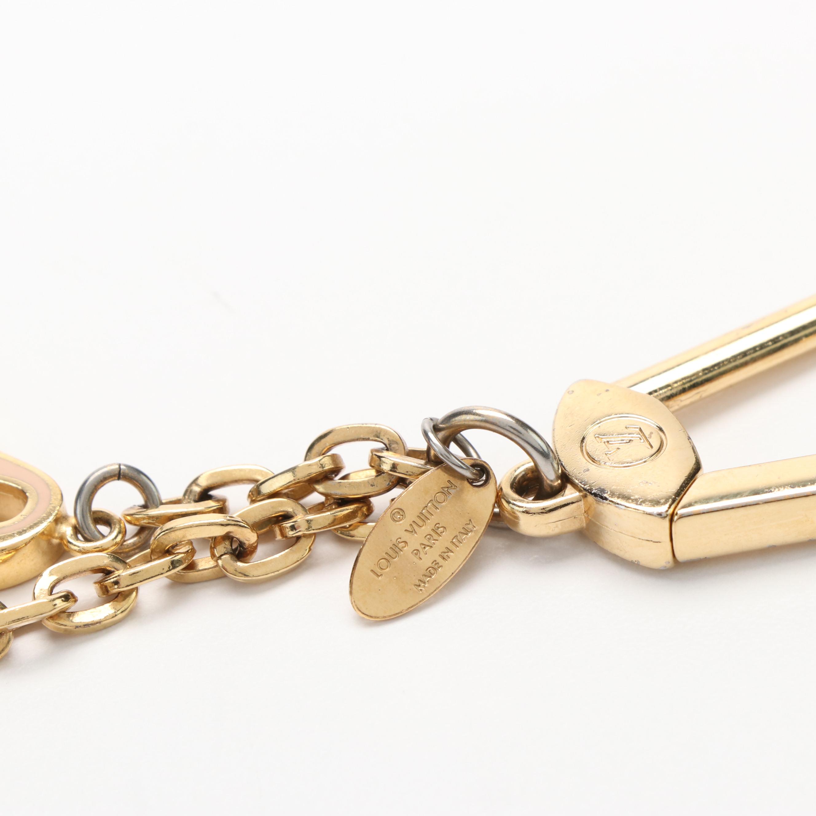 Louis Vuitton Mini Alma Bags Key Holder and Bag Charm