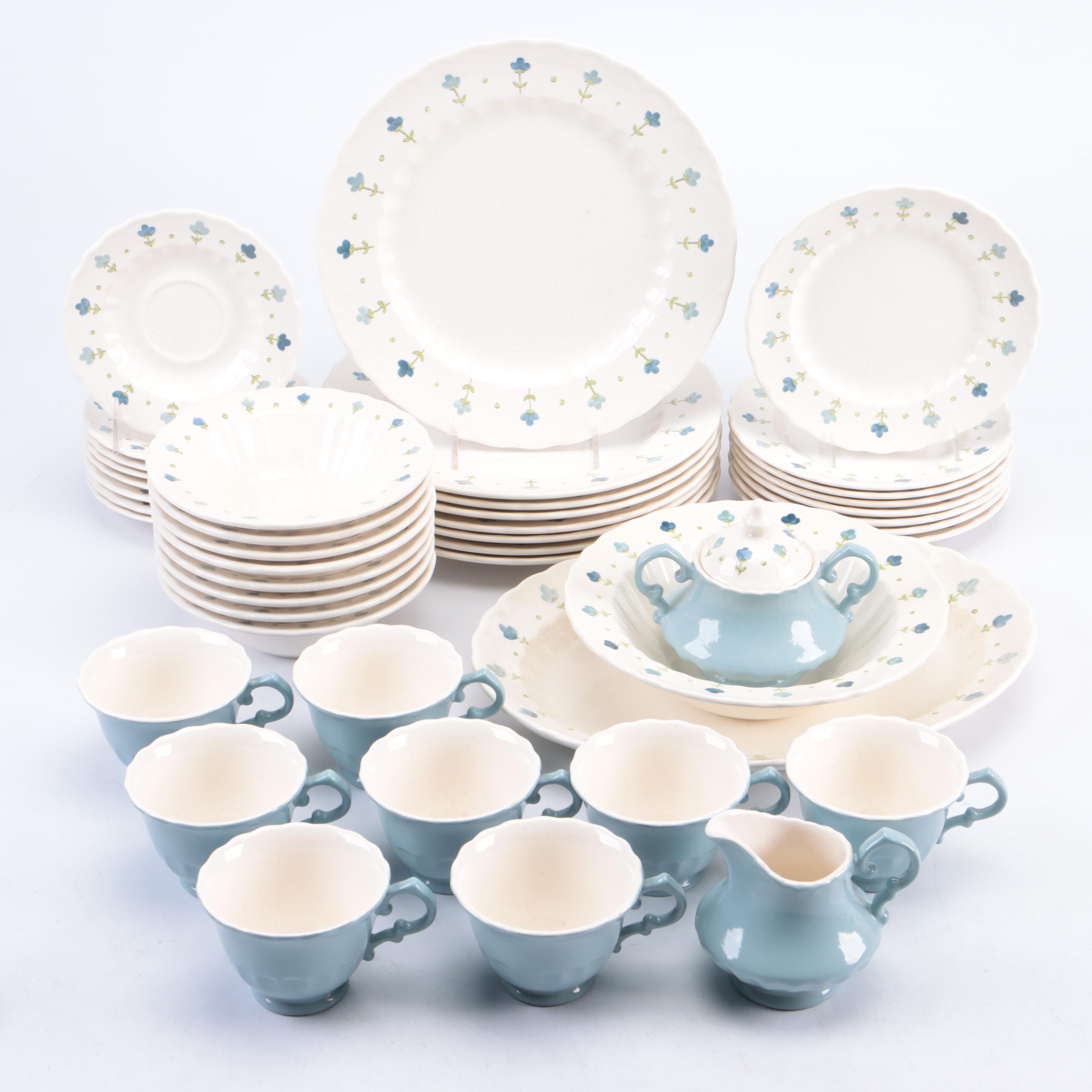 Metlox Vernon Ware "True Blue" Dinnerware