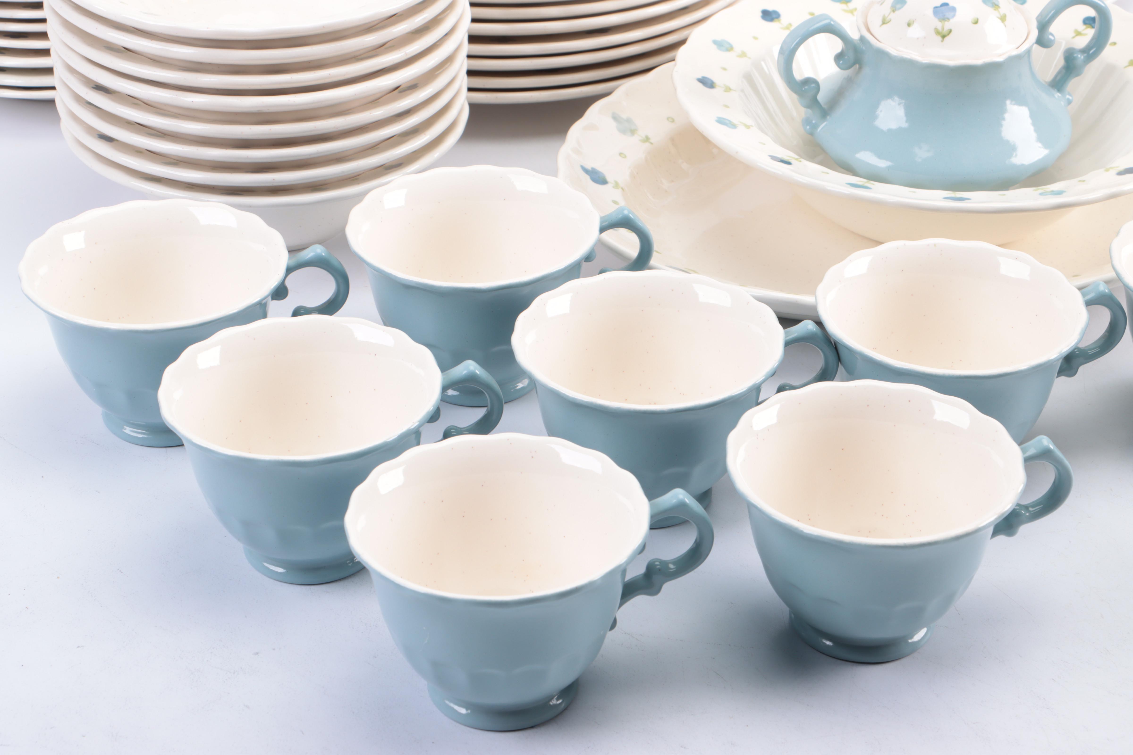 Metlox Vernon Ware "True Blue" Dinnerware