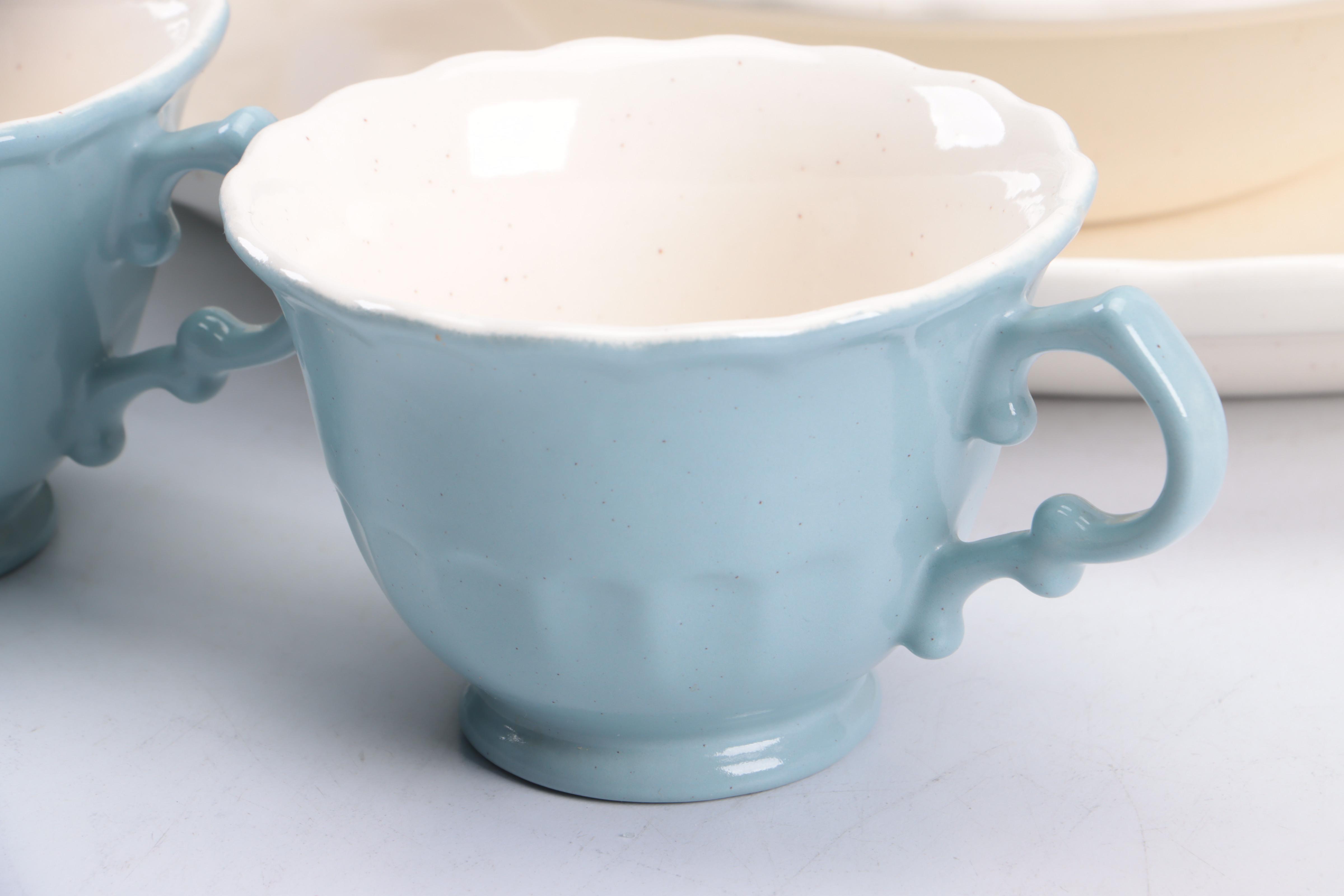 Metlox Vernon Ware "True Blue" Dinnerware