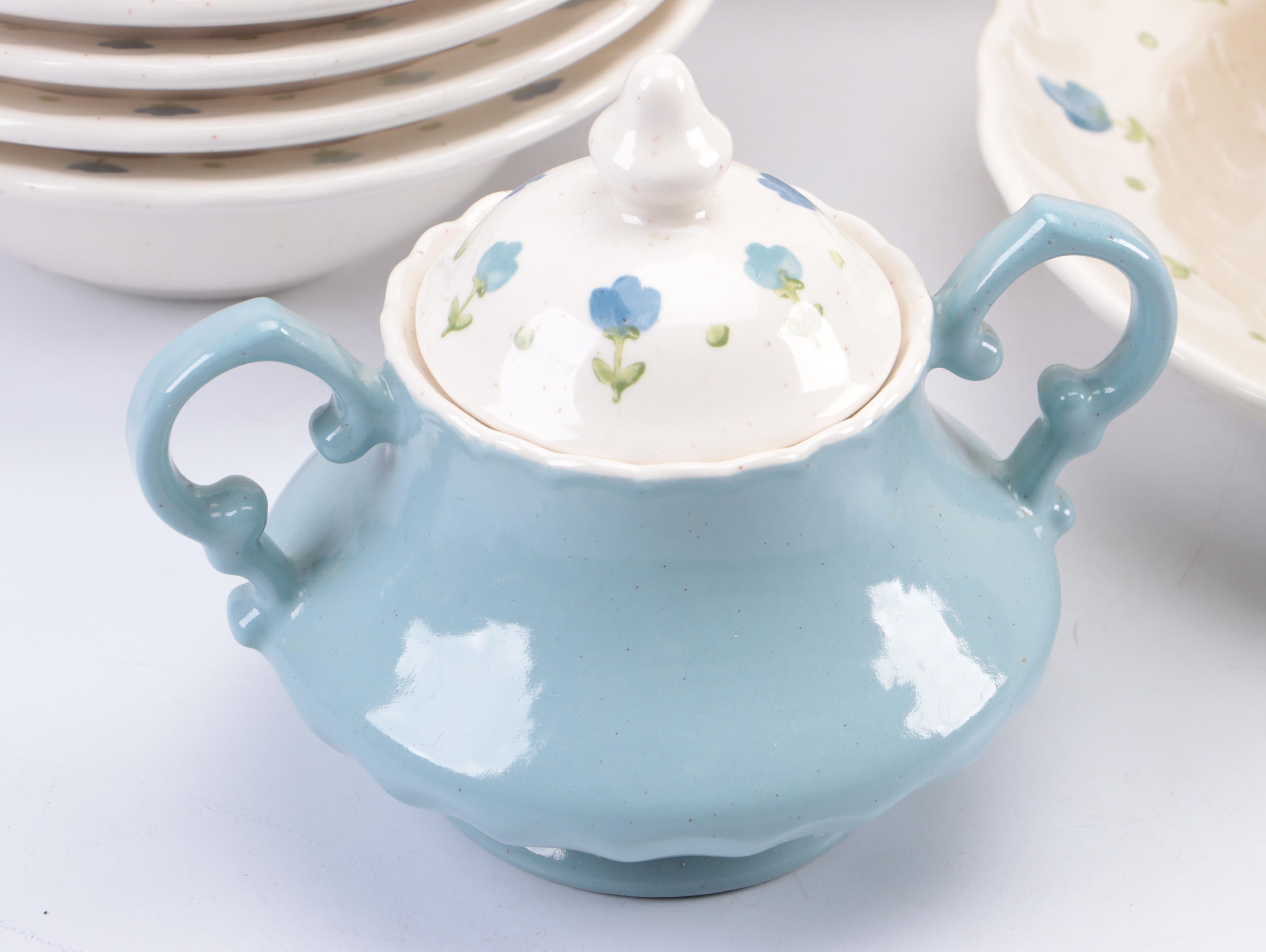 Metlox Vernon Ware "True Blue" Dinnerware