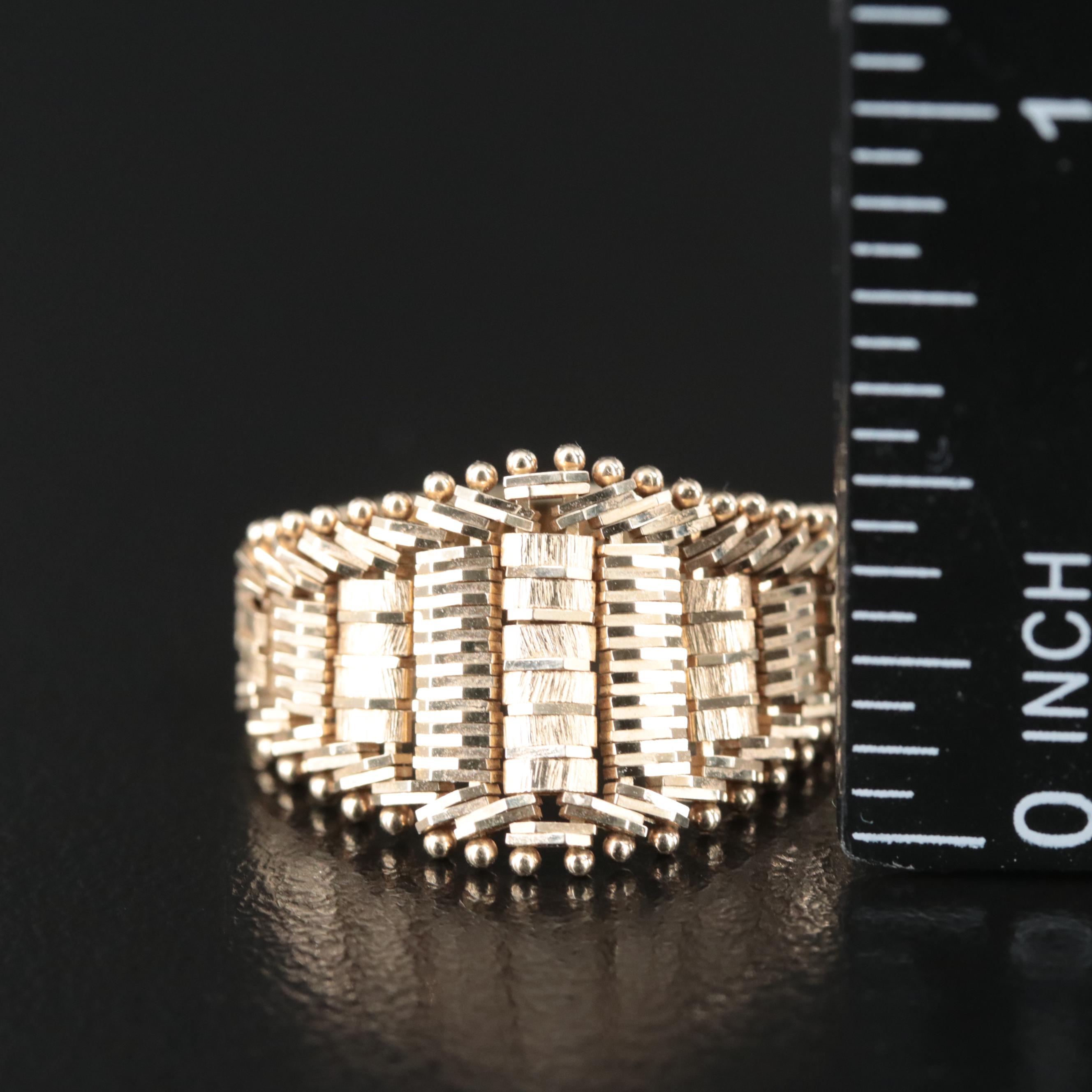 14K Articulated Link Ring
