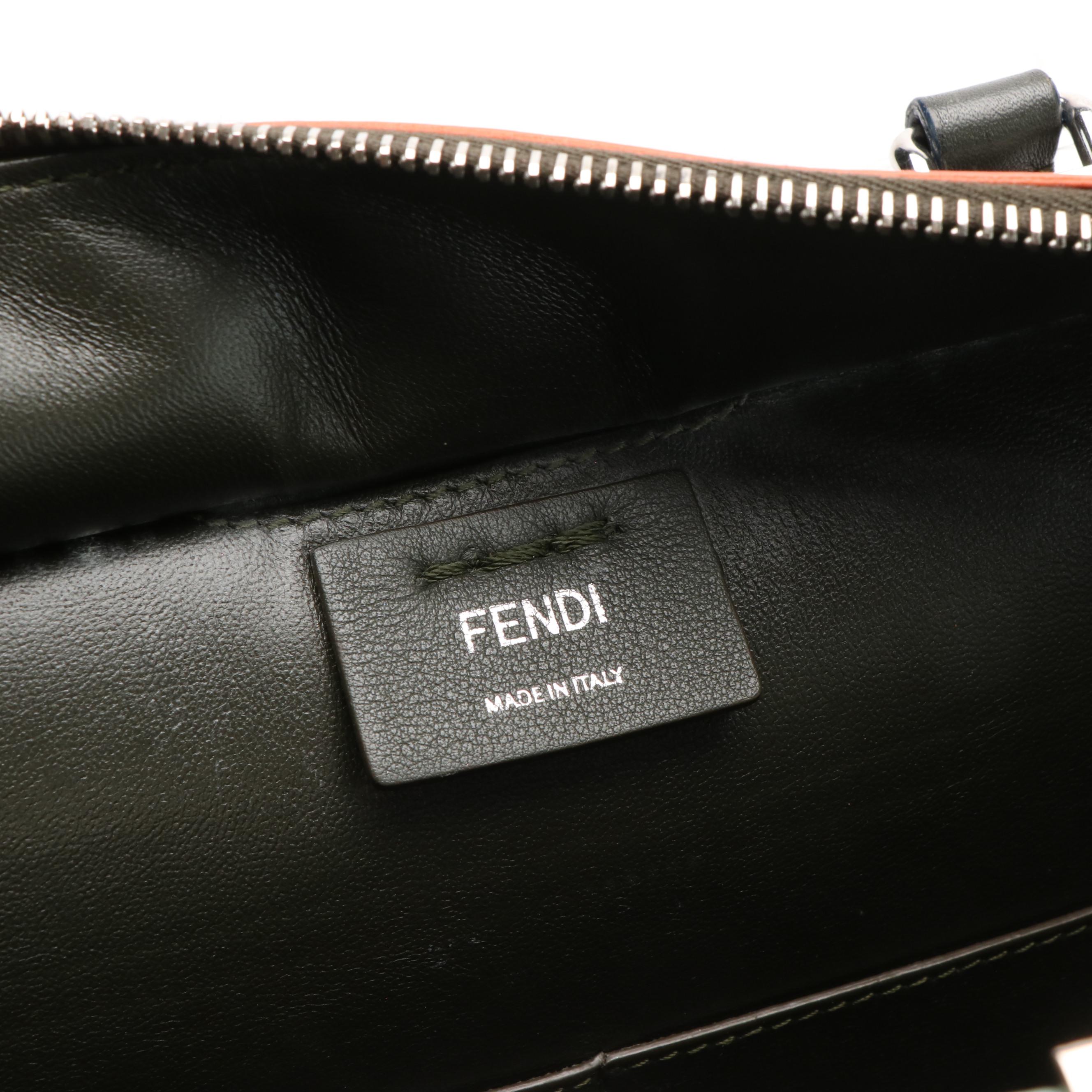 Fendi 3 Jours Black Leather Tote