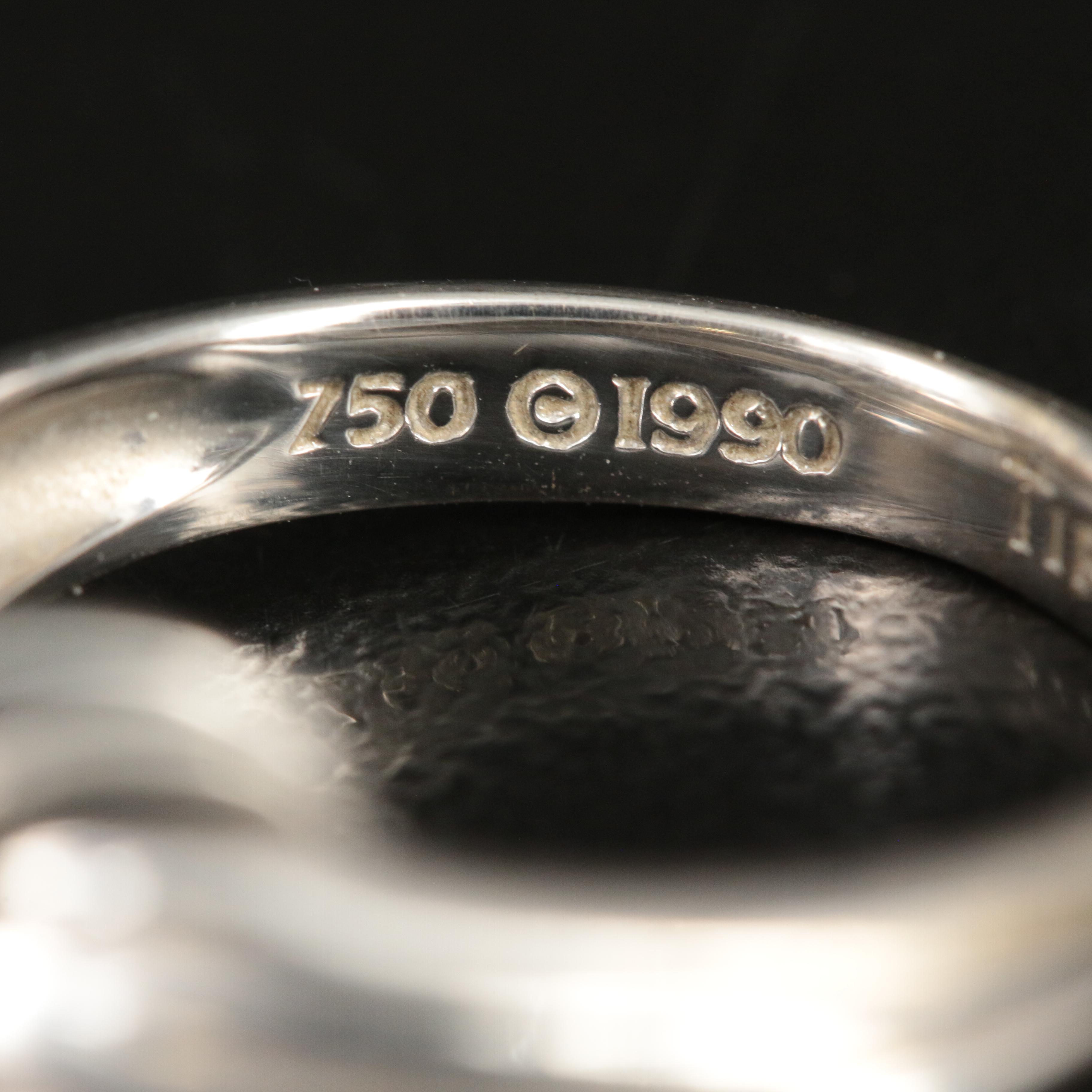 Tiffany & Co. "Signature X" 18K Ring