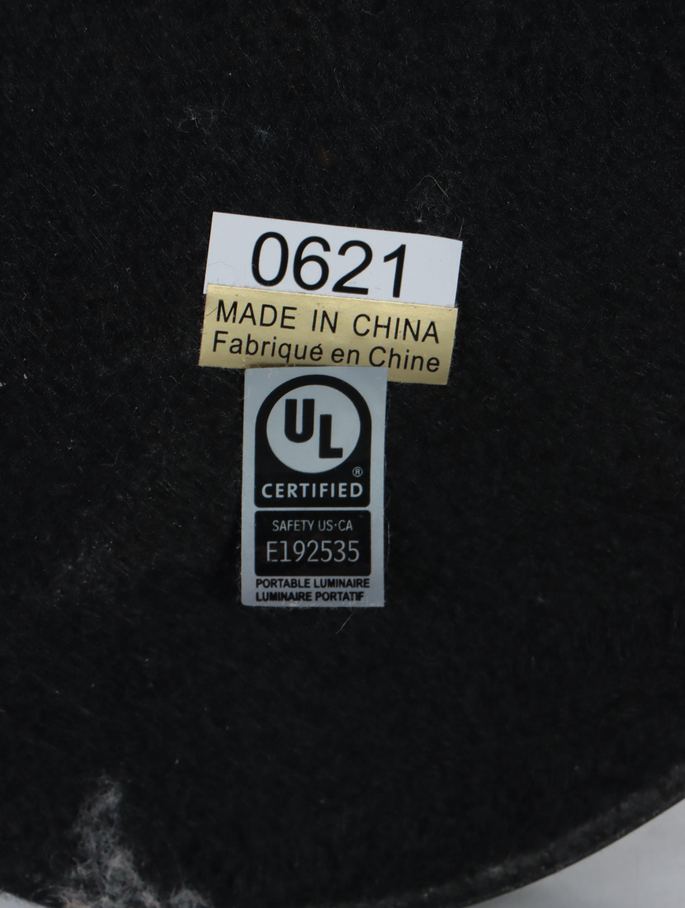 Ralph Lauren "Payton" Glass and Metal Table Lamps