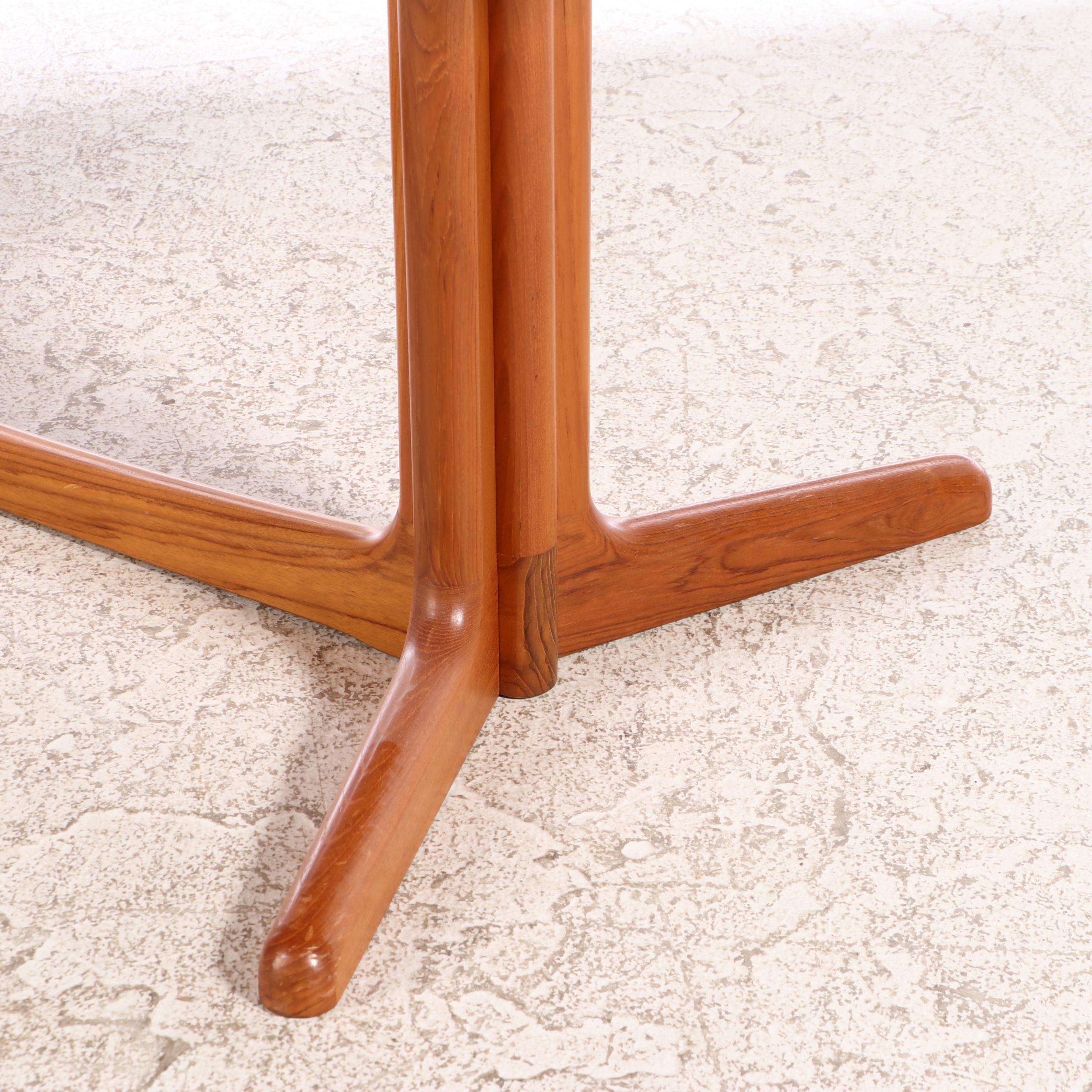 Seven-Piece Danish Modern Teak Dining Set, Incl. E. Valentinsen and L. Møller