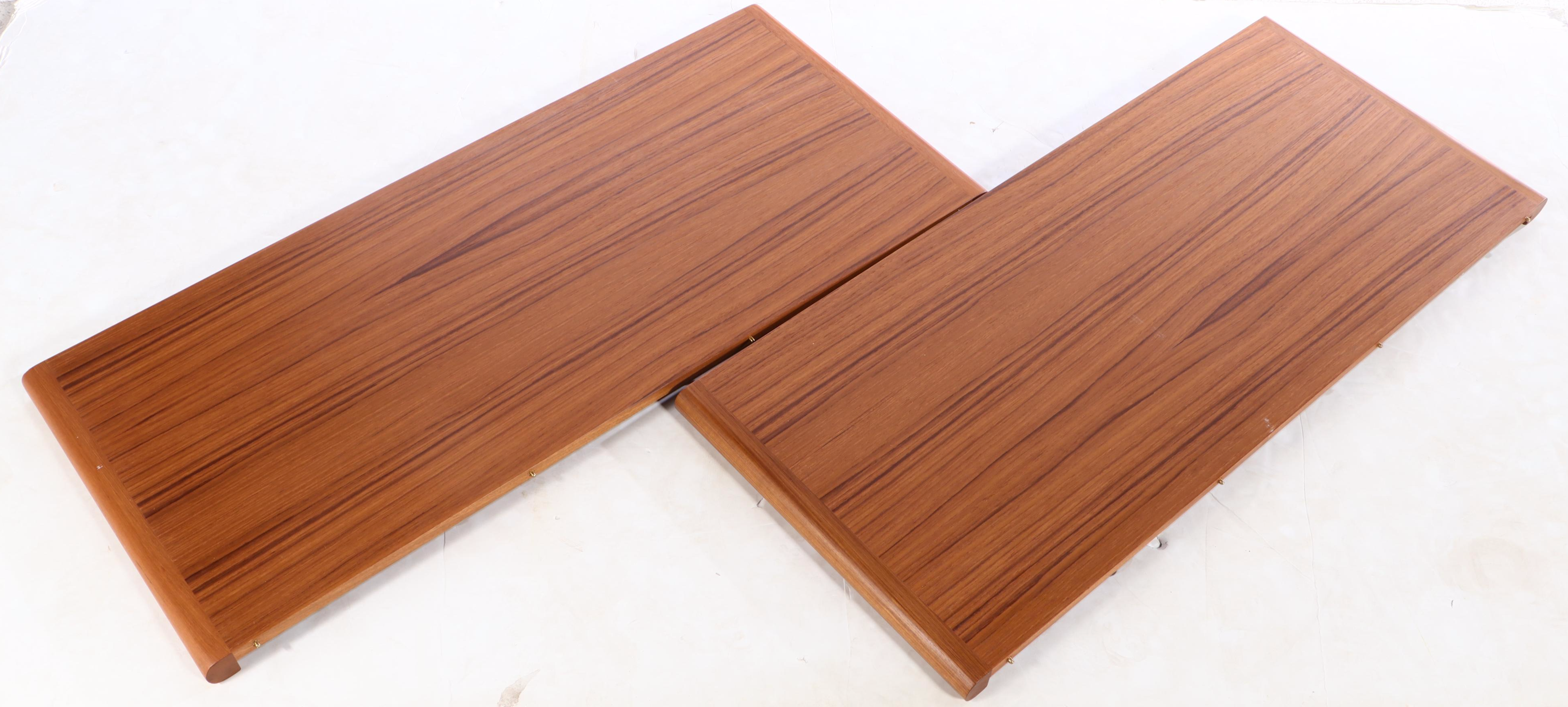 Seven-Piece Danish Modern Teak Dining Set, Incl. E. Valentinsen and L. Møller